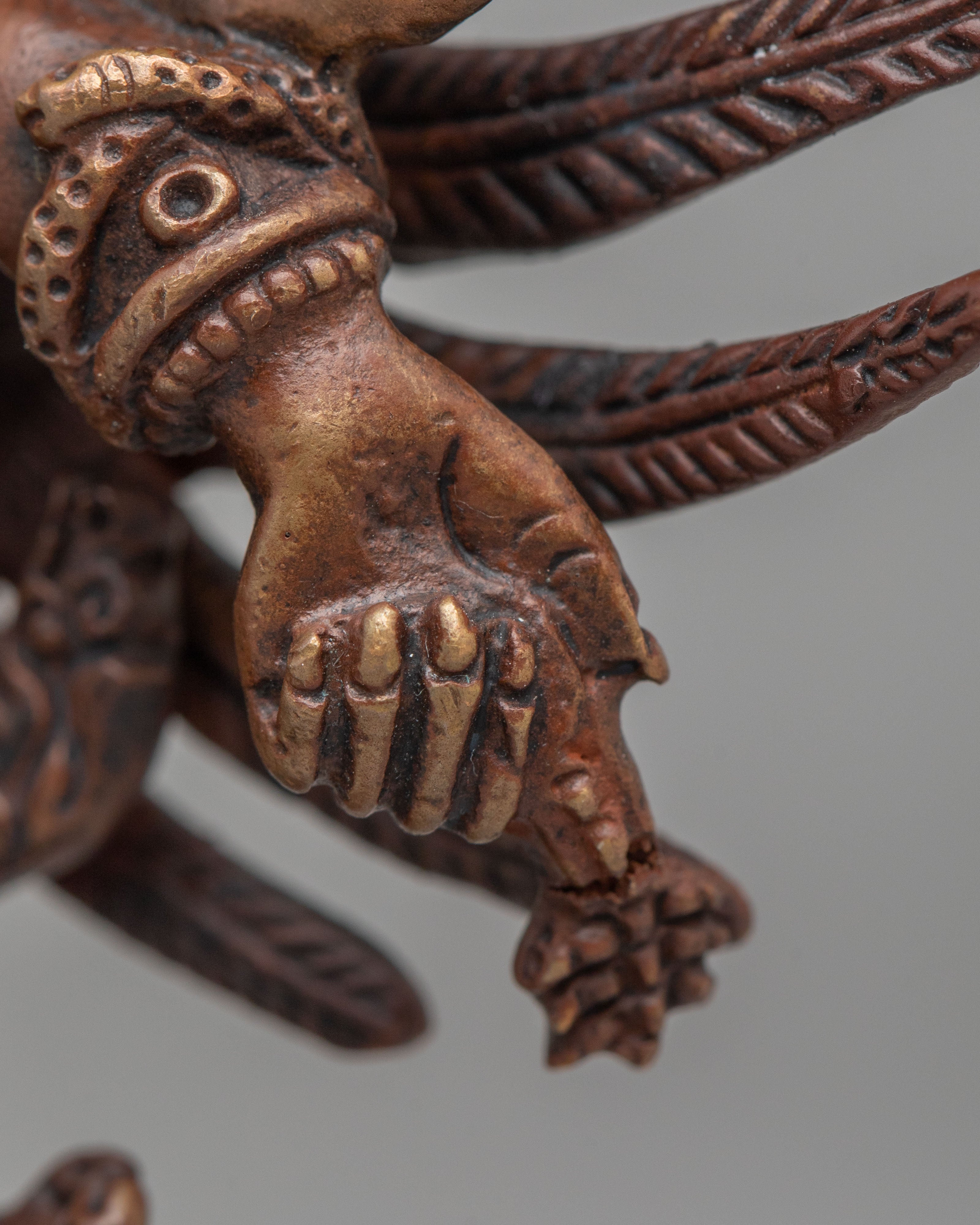 Vajrakilaya Ritual Deity Statue | Sacred Tibetan Art
