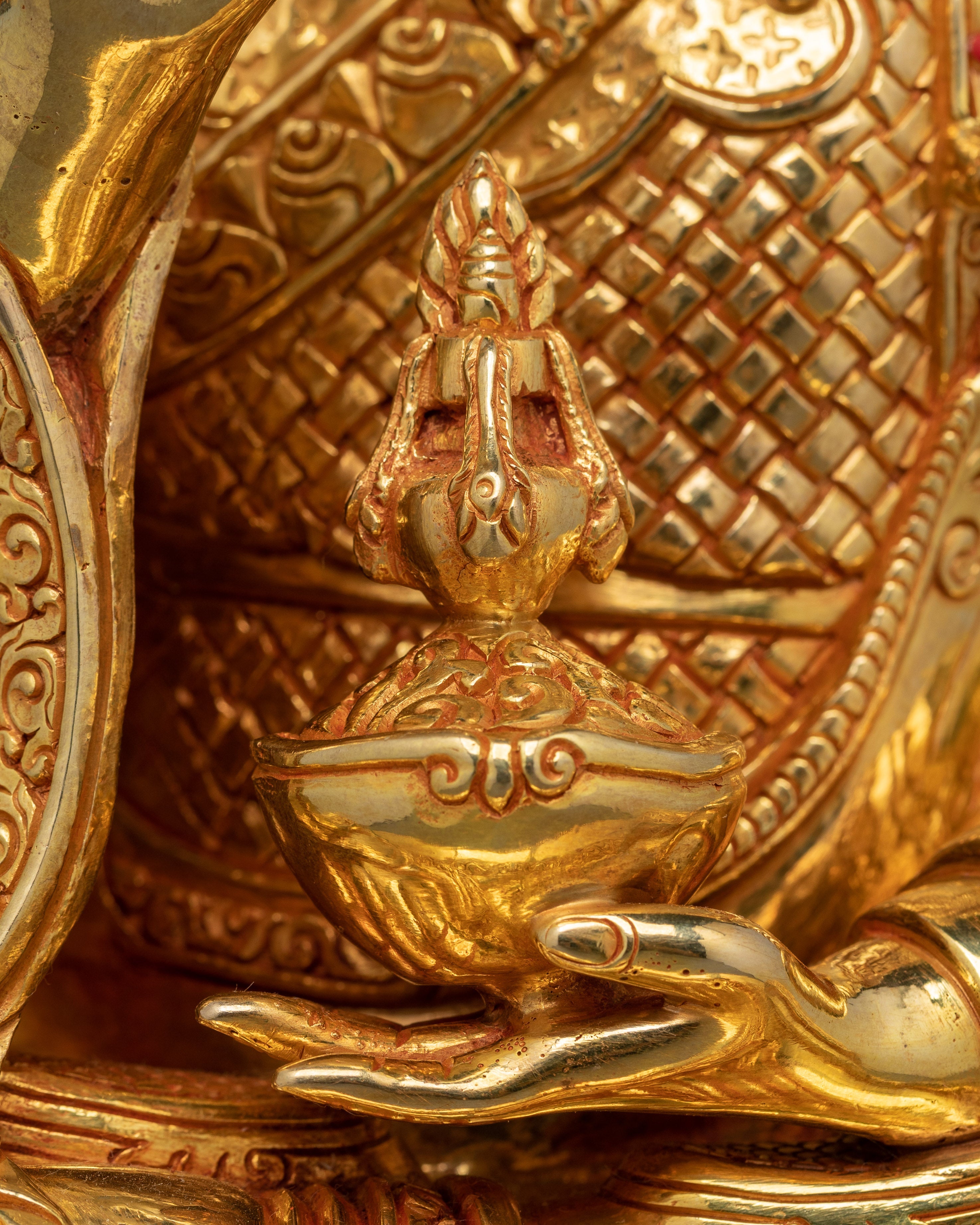 Sacred Representation of Guru Tsokye Dorje Sculpture | Tsokye Dorje with Vajra at Heart