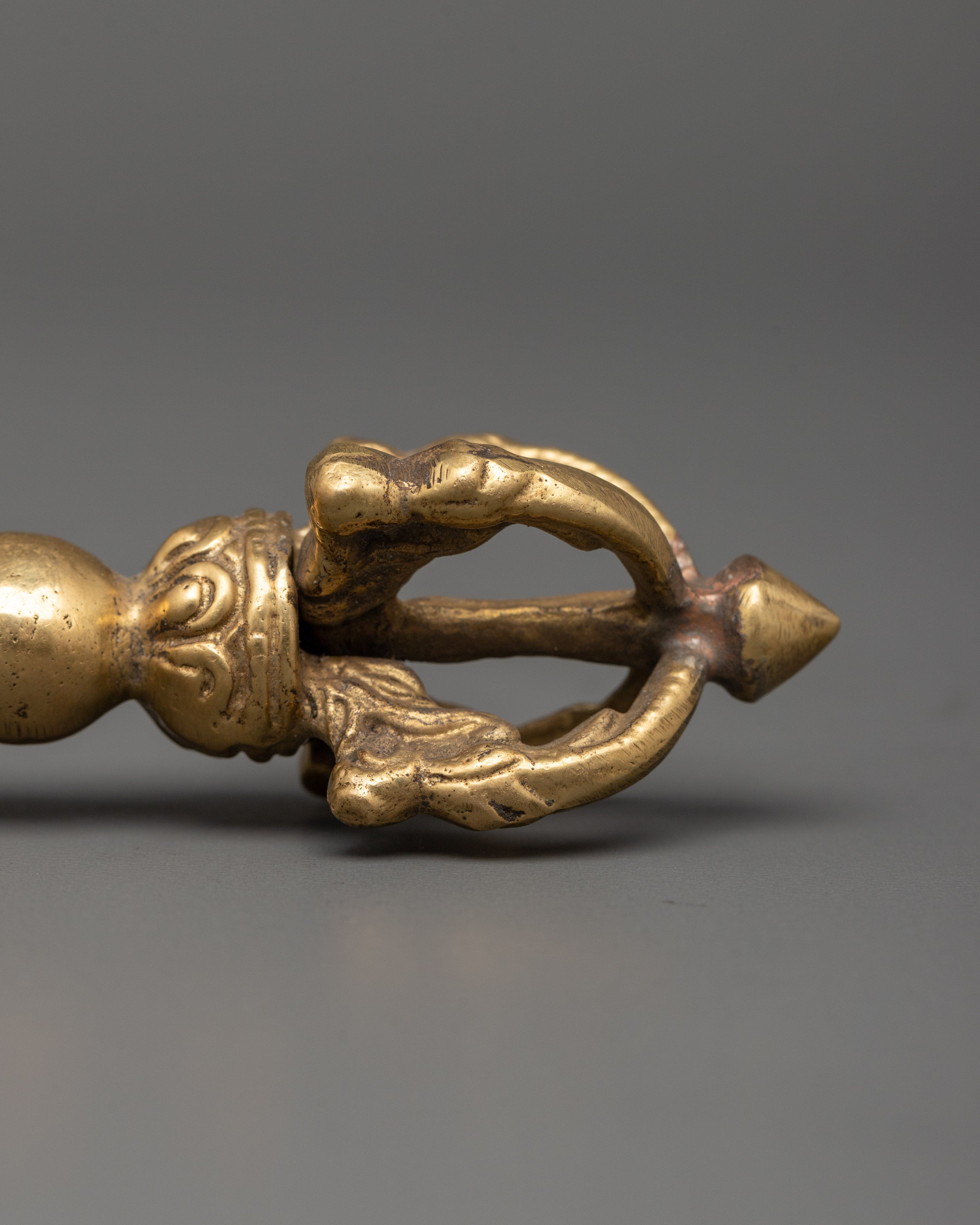 Ceremonial Buddhist Vajra | Traditional Brass Dorje Ritual Object