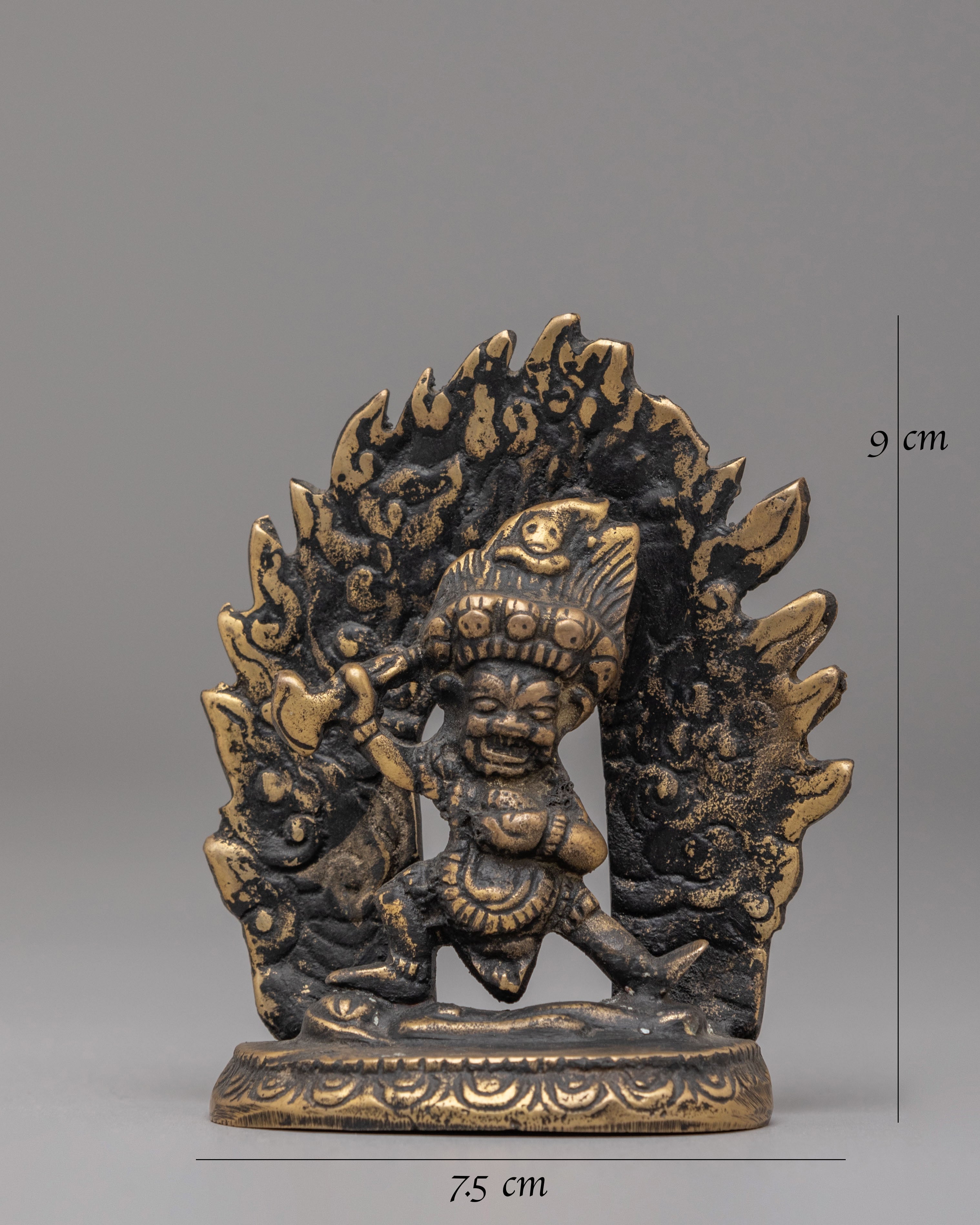 Buddhist Protector Deity Mahakala Statue | Guardian of Dharma