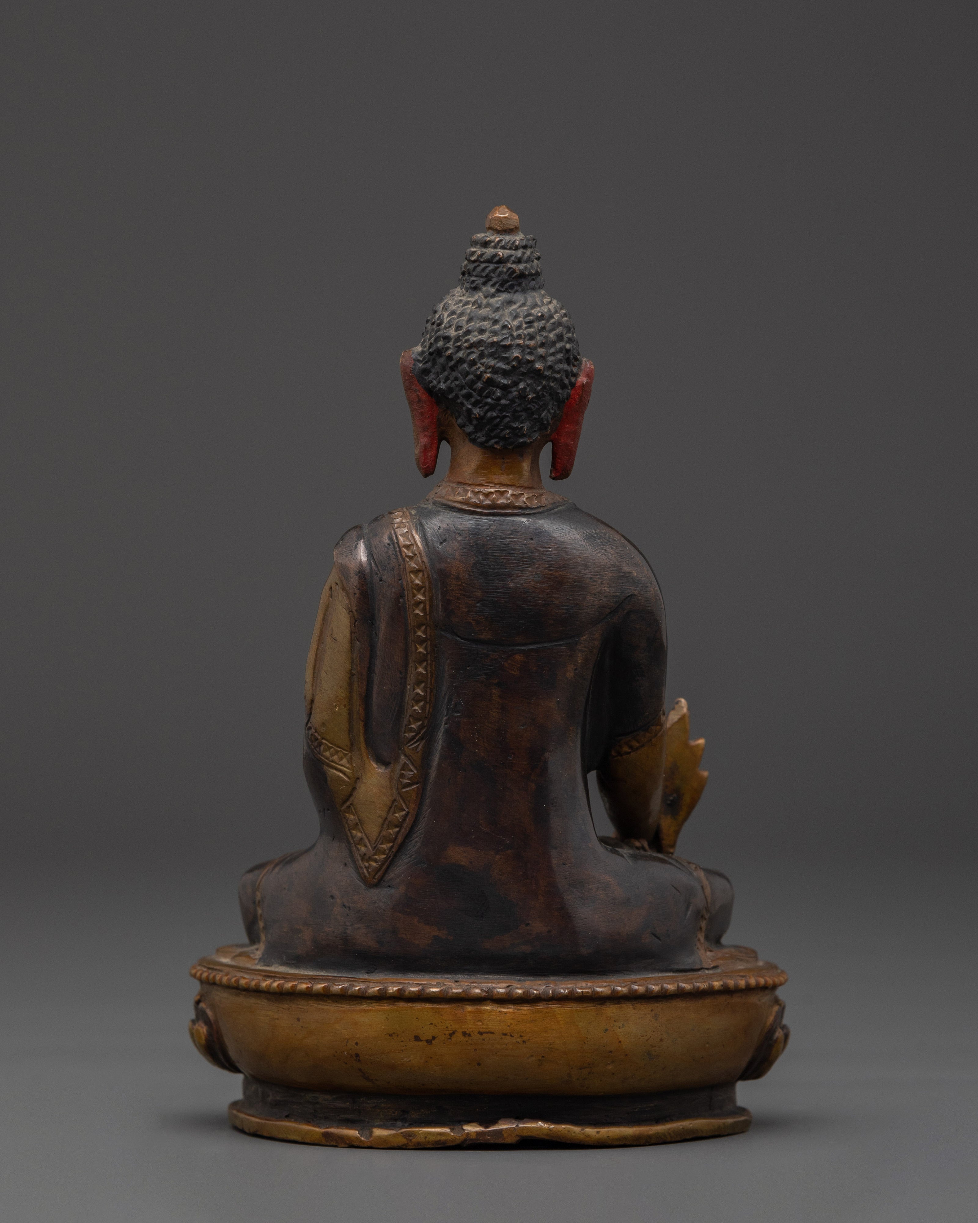 Buddhist Medicine Buddha (Bhaisajyaguru) Figurine | Symbol of Healing and Compassion