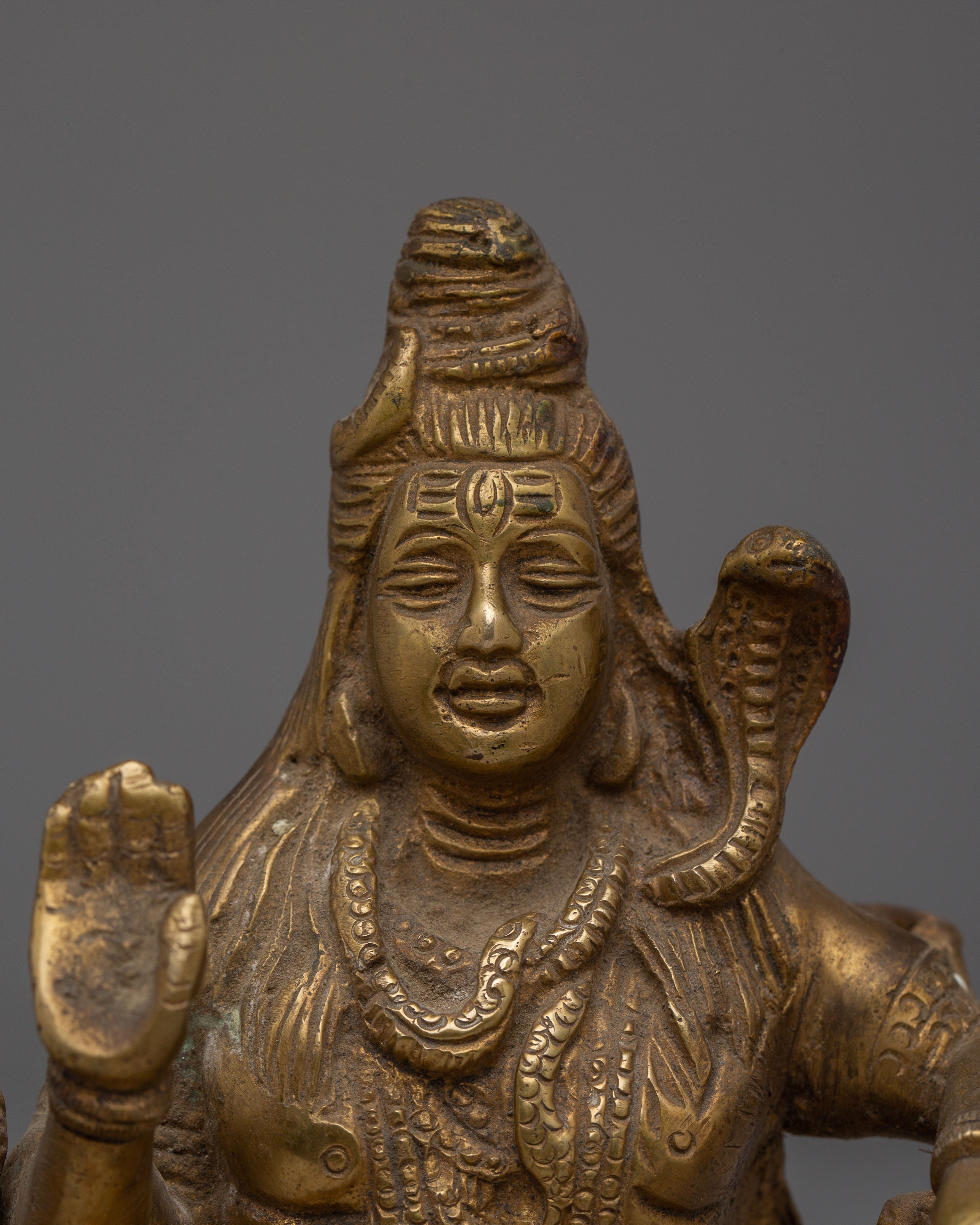 Handmade Brass Shiva Statue | Hindu Deity