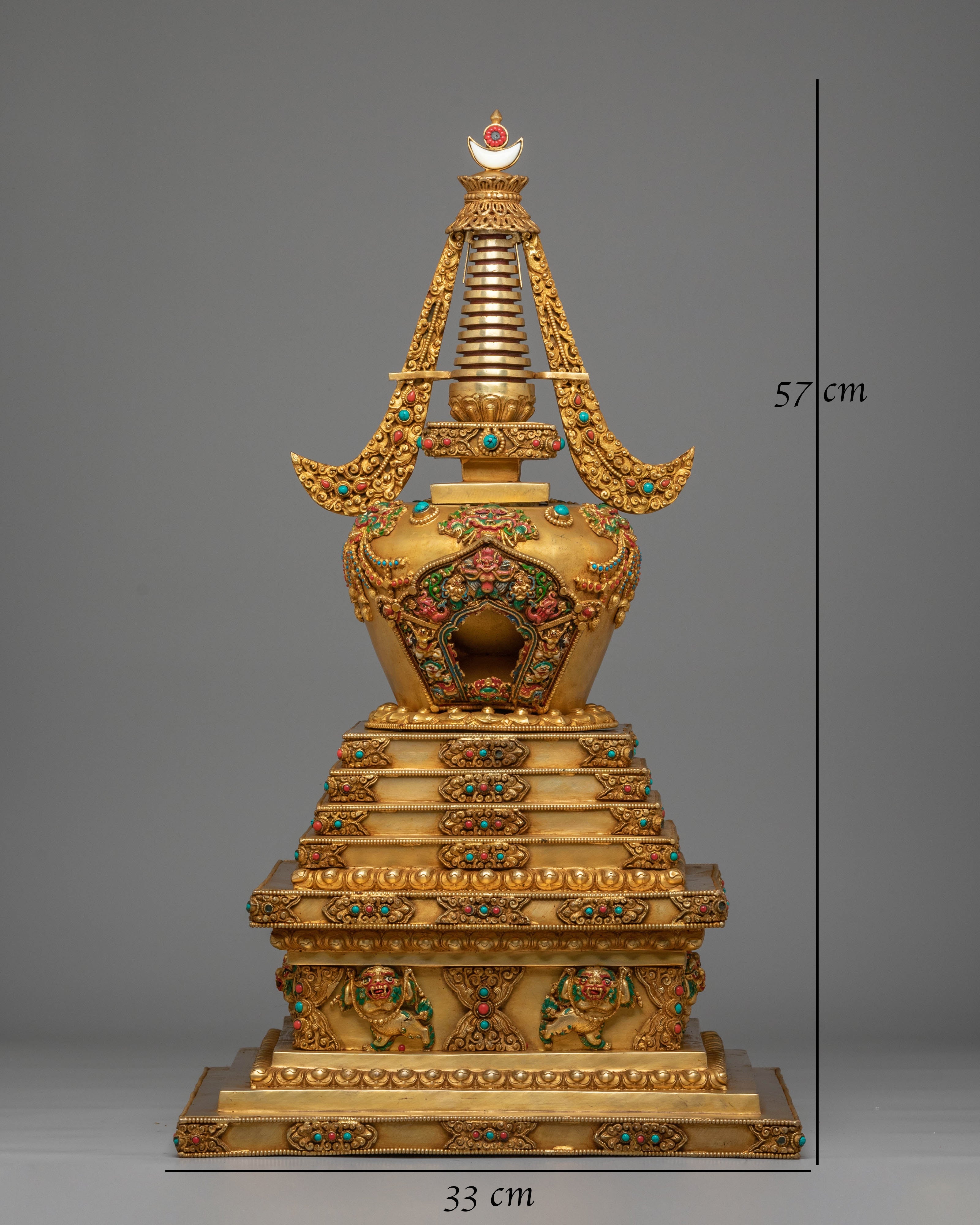 Himalayan Sacred Tibetan Stupa | Spiritual Symbol of Enlightenment and Protection