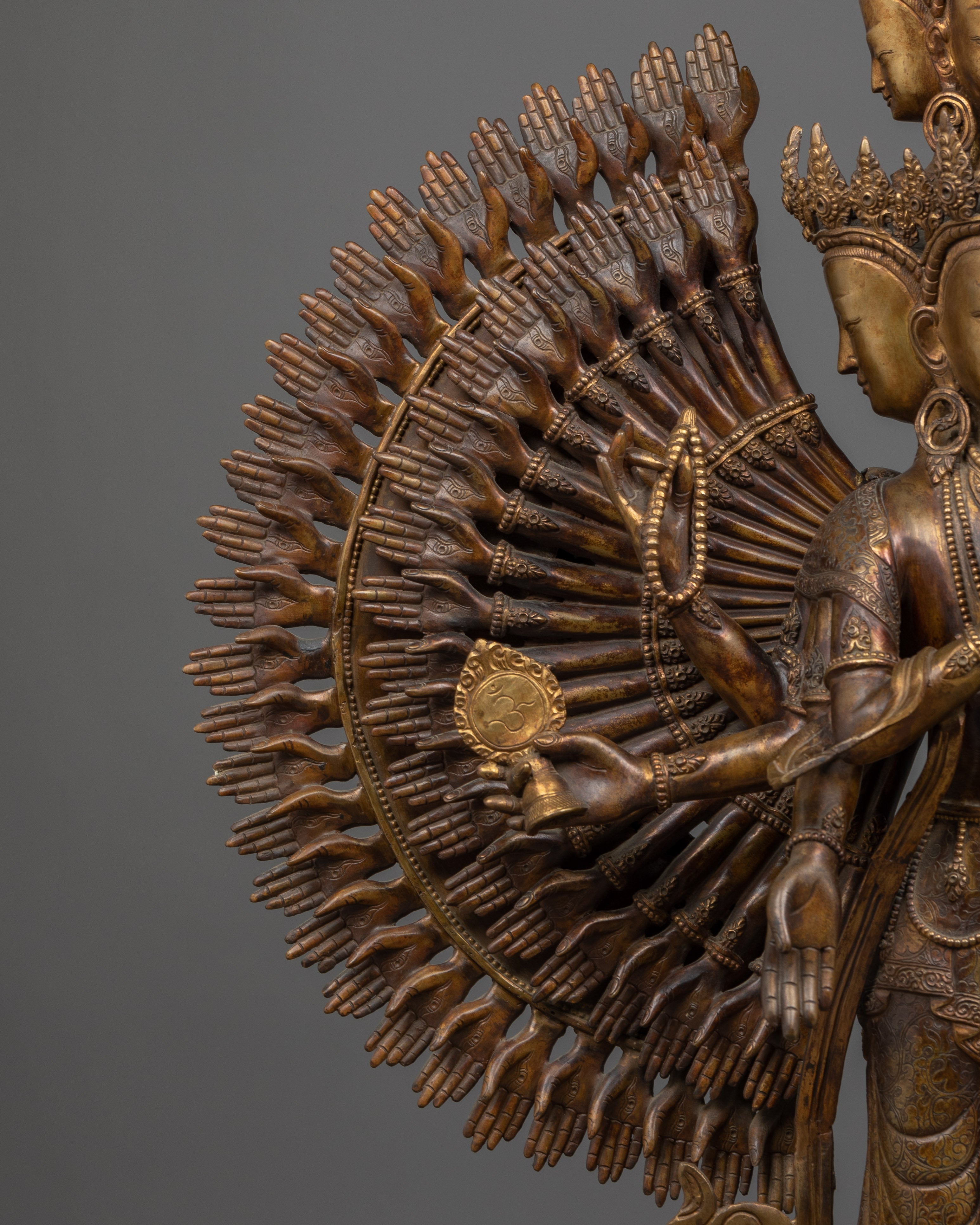 Handmade 1000 Armed Chenrezig Statue | Himalayan Treasure of Nepal