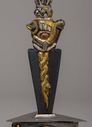 Ritual Dagger Phurba Tibetan Artwork | Energy Cleansing Craftsmanship