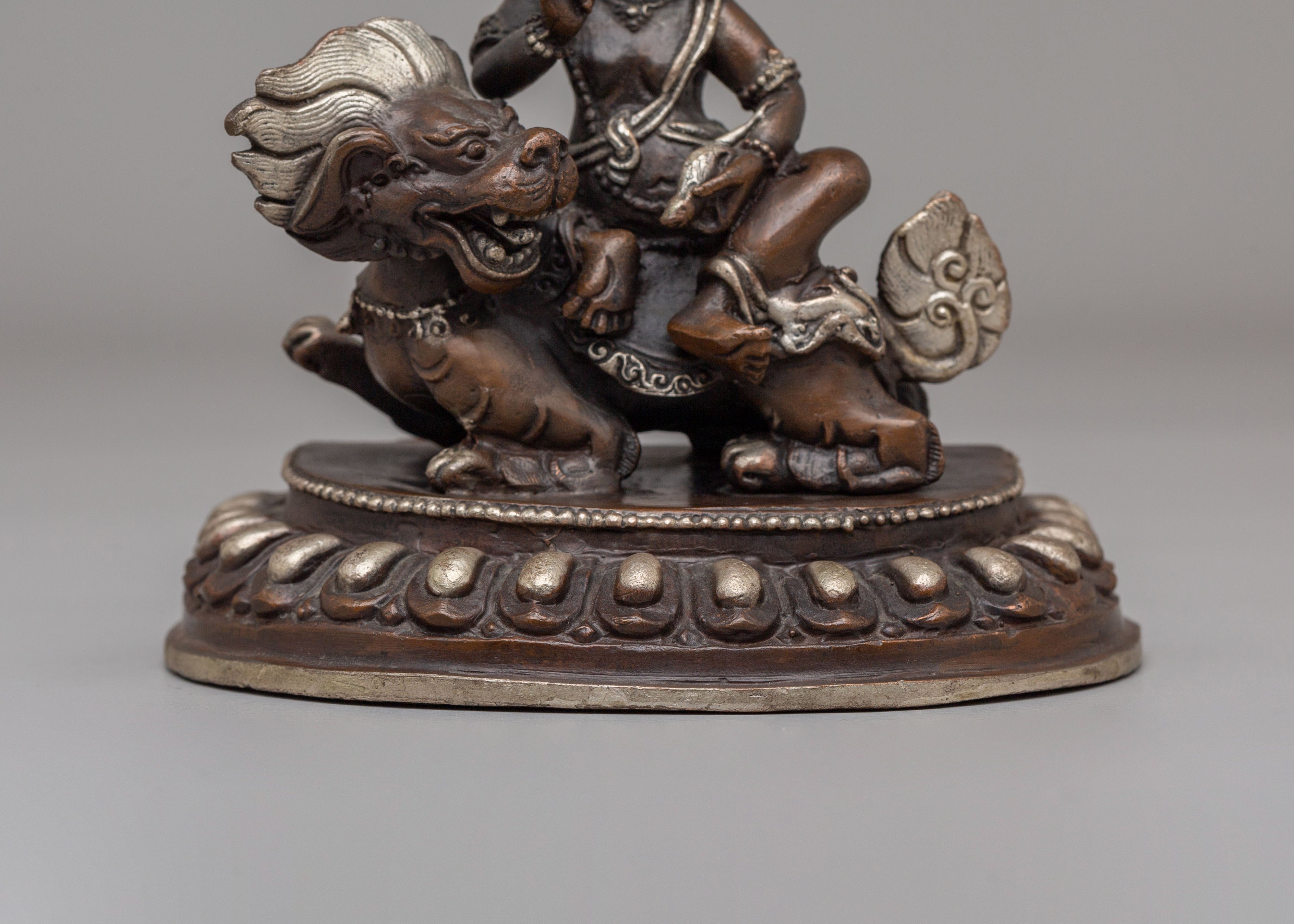 Buddhist Wealth Deity Namtoshe Sculpture | Tibetan Guardian Deity