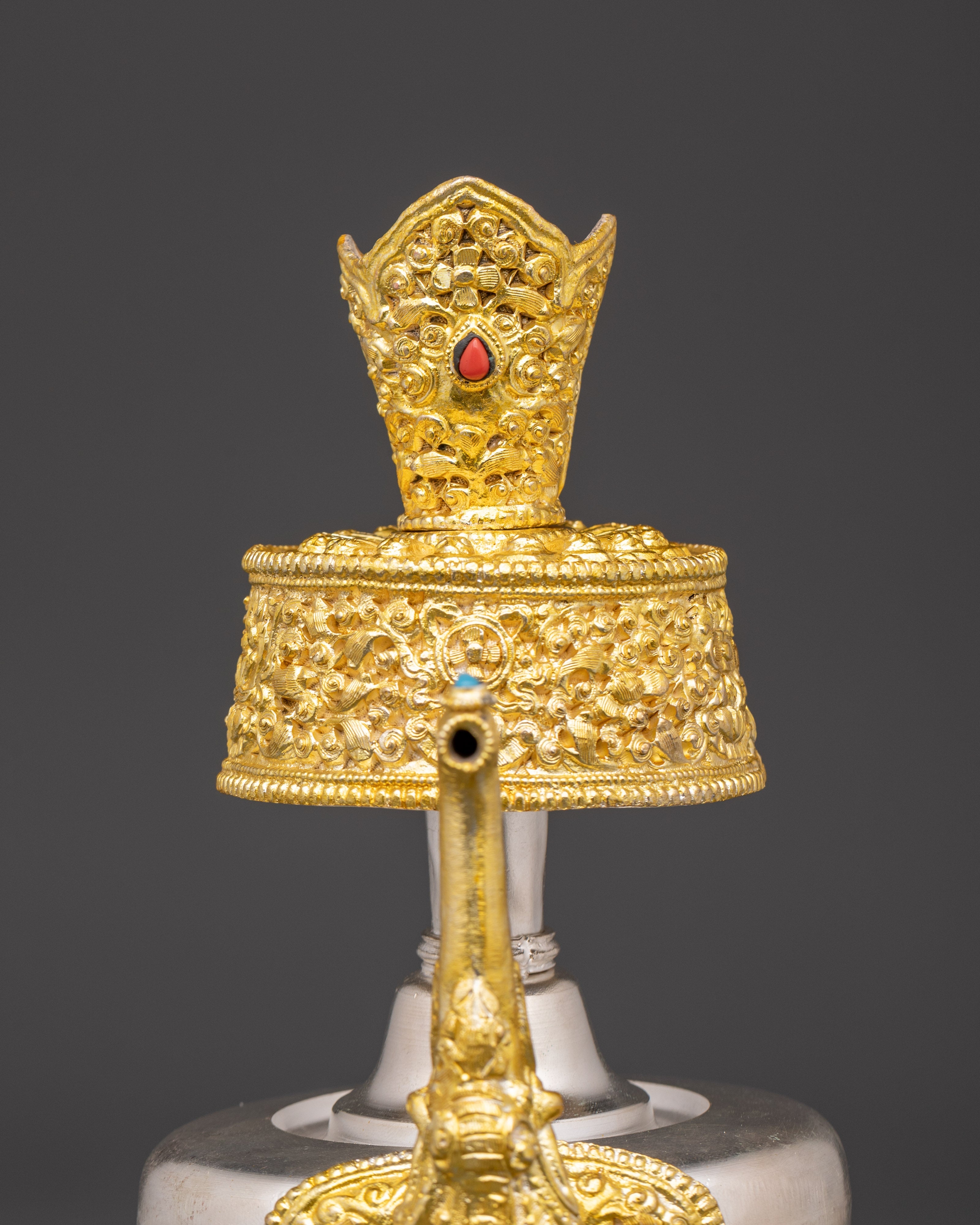 Handcrafted Copper Bhumba Ritual Water Vase | Tibetan Buddhist Ceremonial Tool