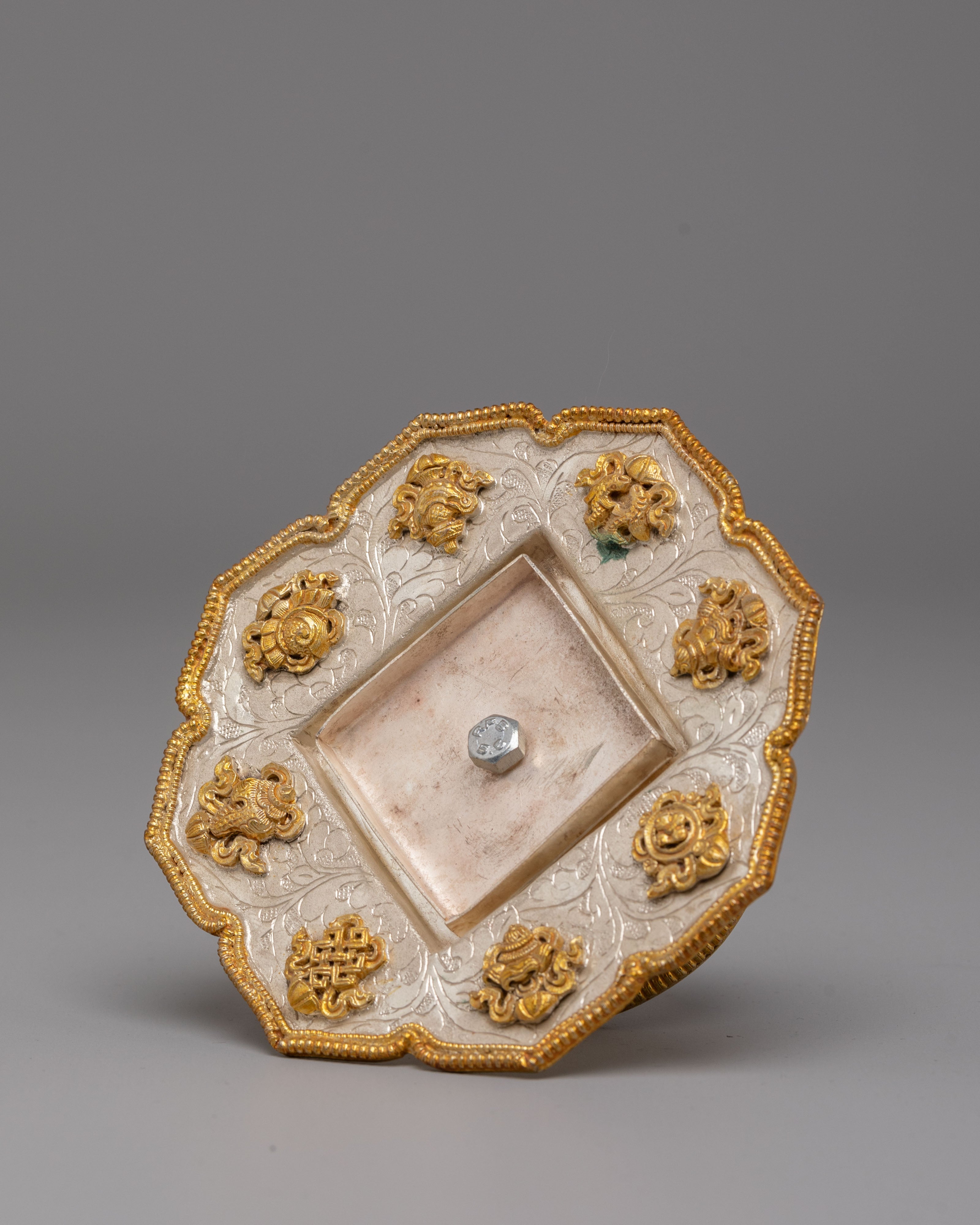 Electro Silver Plated Torma for Offering | Tibetan Buddhist Offering