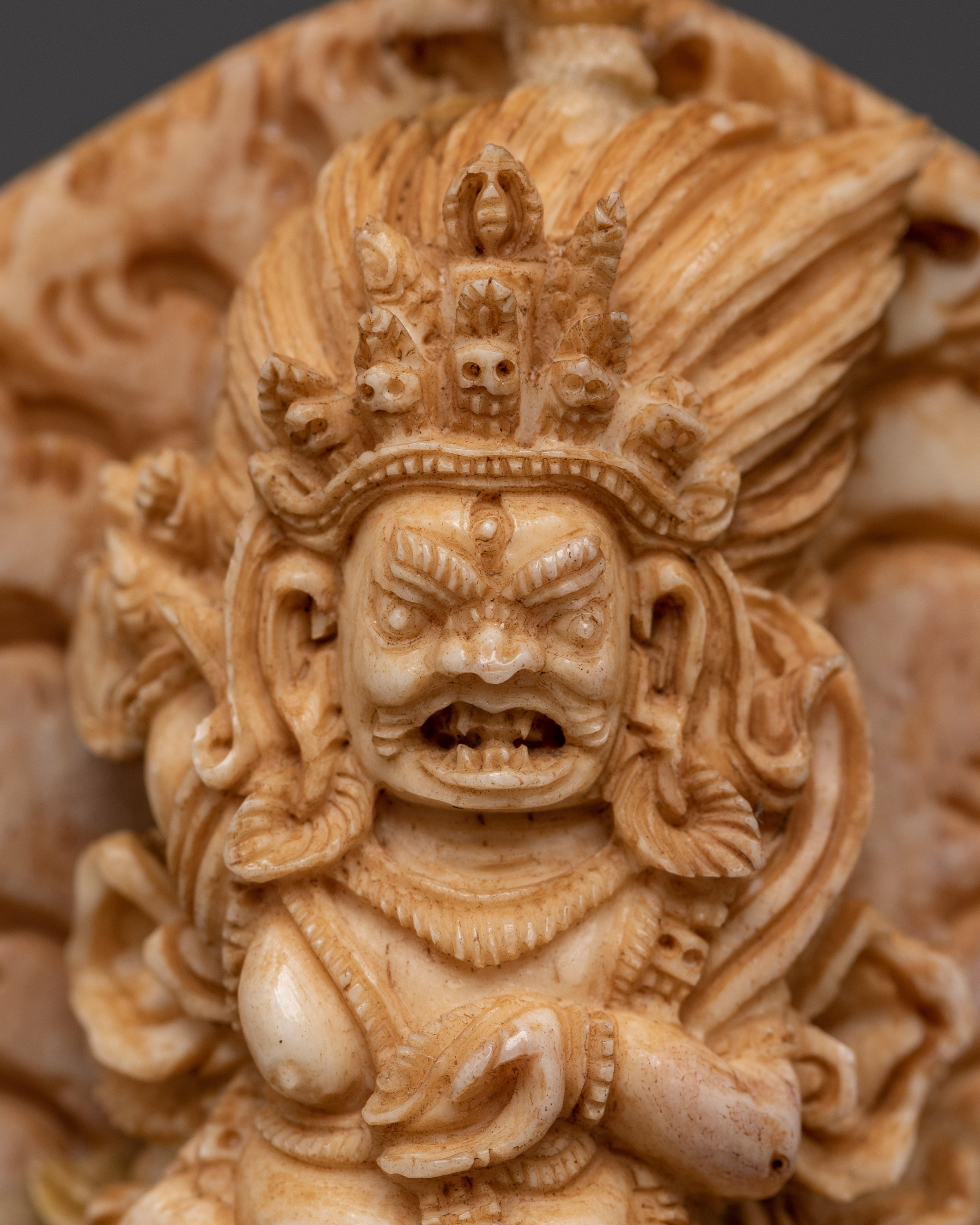 Mahakala Tibetan Deity Statue | Guardian of Dharma Statue