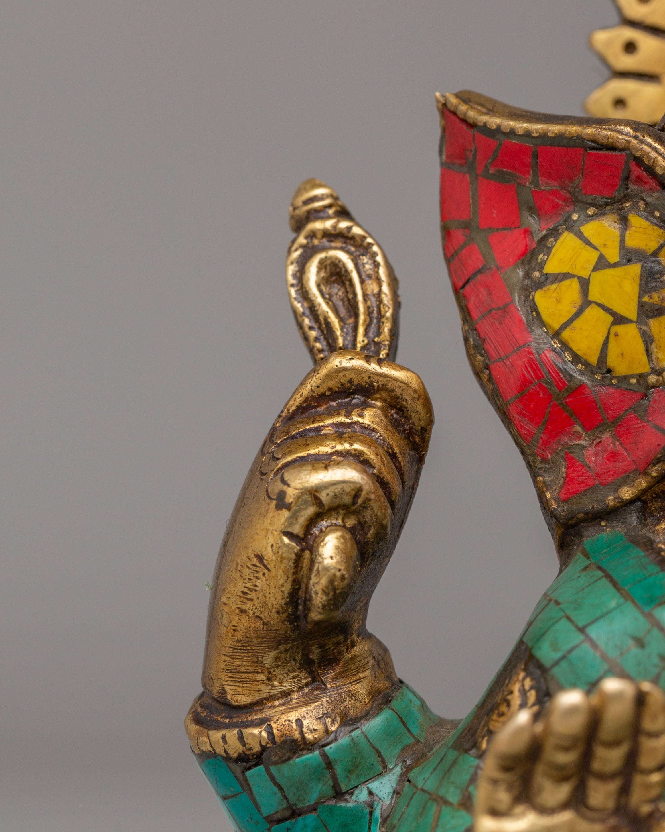 Handmade Hindu Ganesh Statue | Idol for Spiritual Blessings and Decor