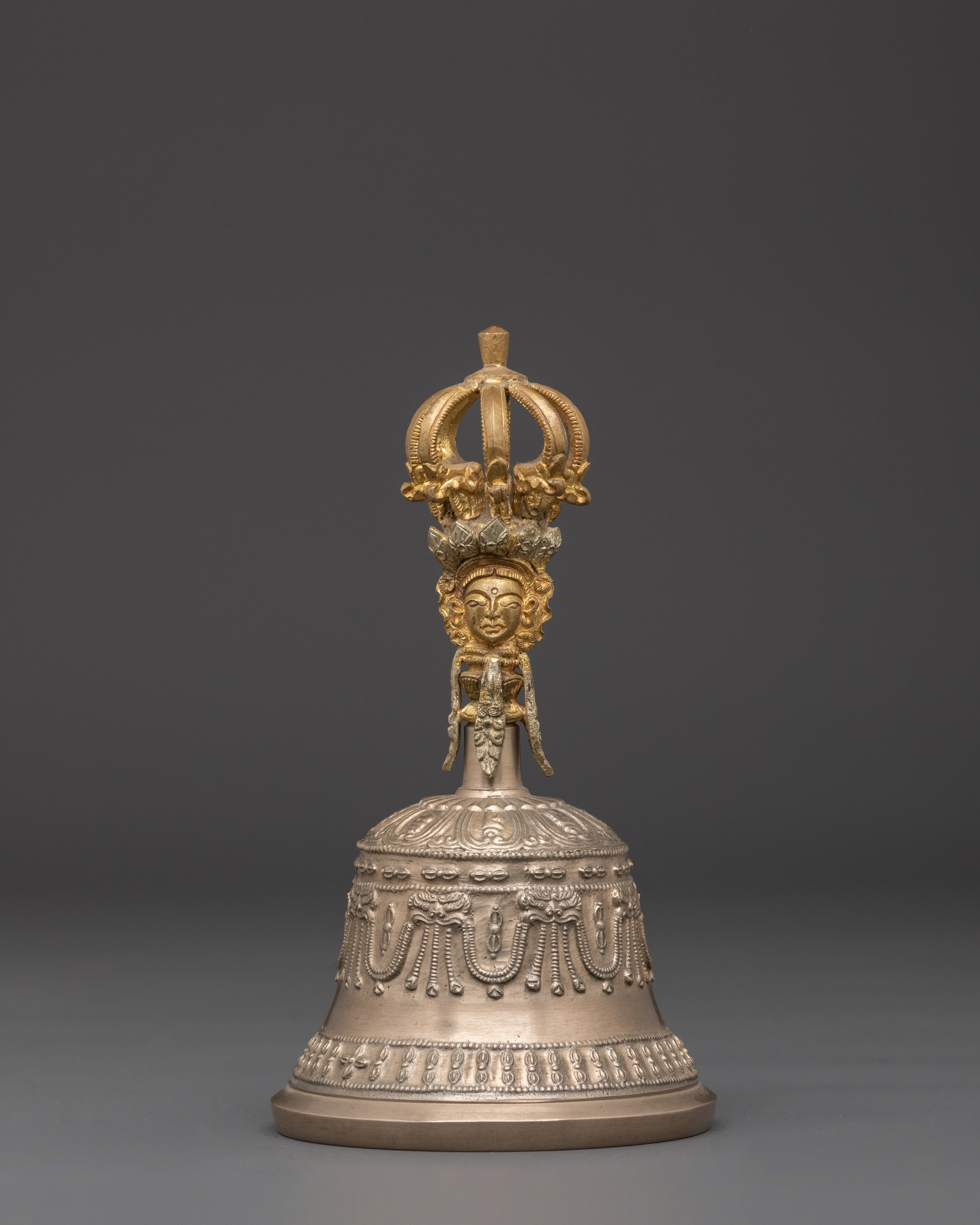 Spiritual Bell and Vajra Set | Sacred Bronze & Brass Ritual Tools