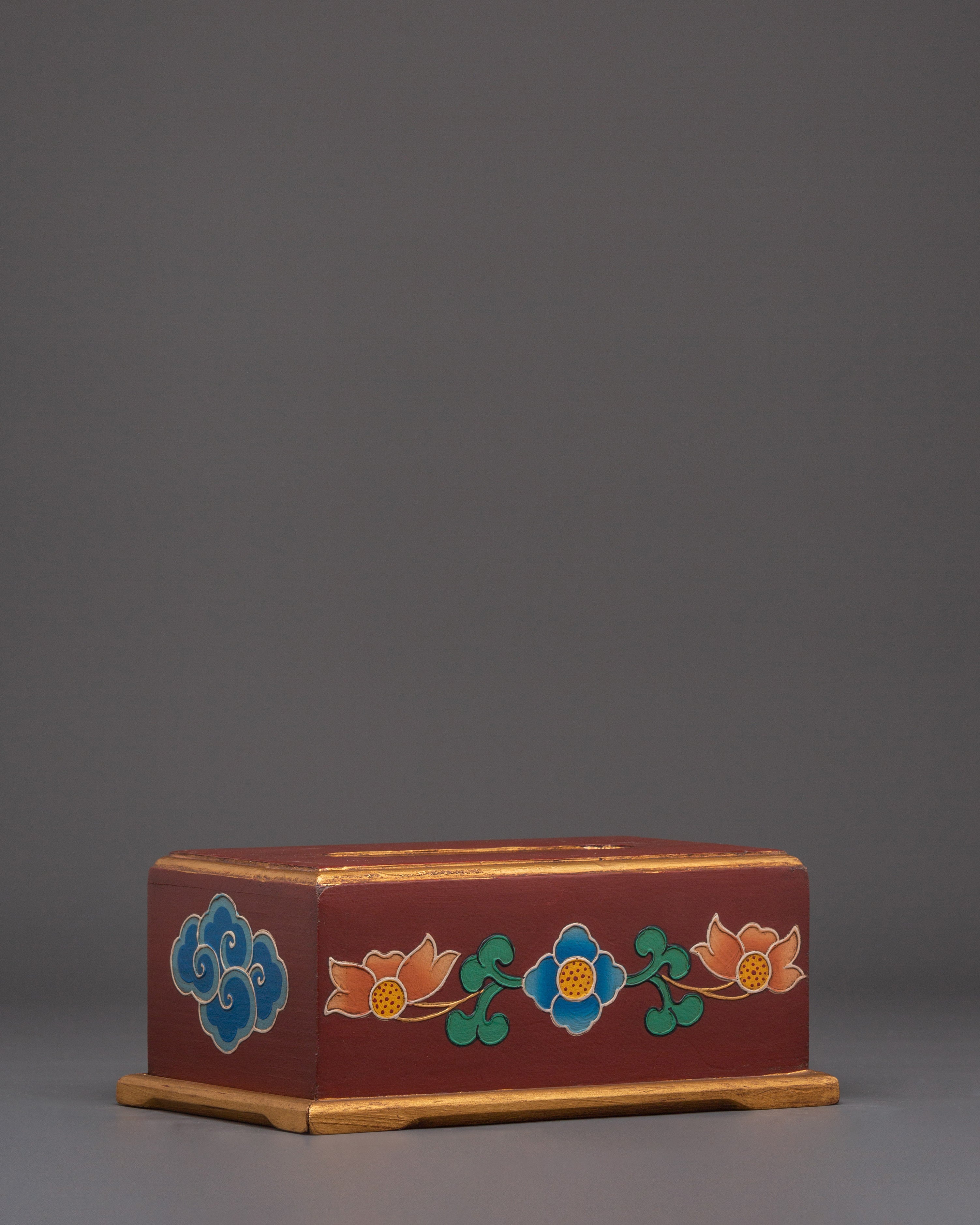 Decorative Tissue Holder |  Wooden Box with Acrylic Finish