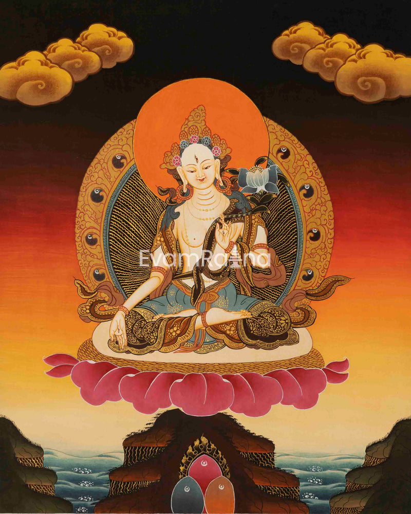 White Tara Thangka