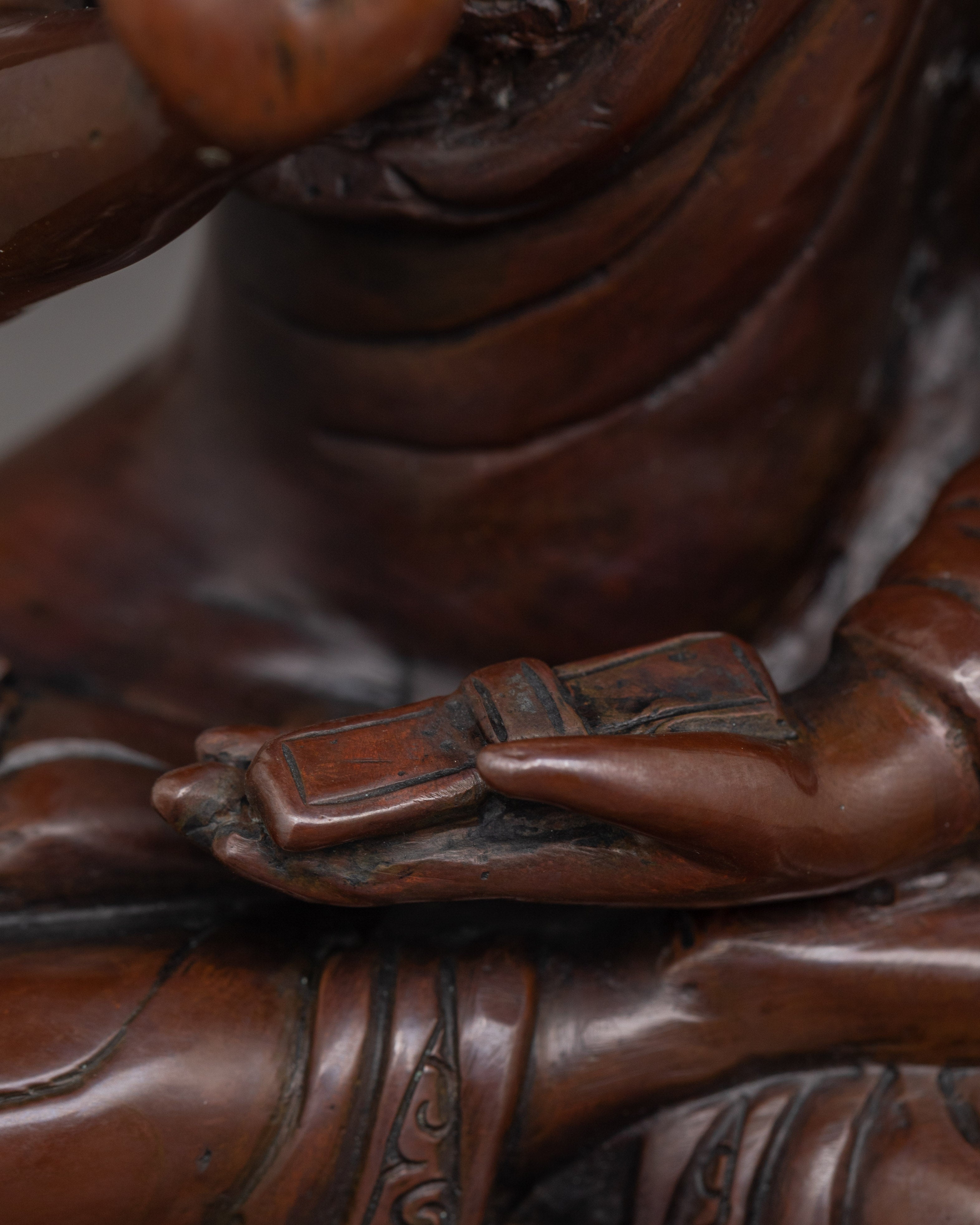 Karmapa with Oxidized copper Body Statue | The Embodiment of Compassionate Wisdom