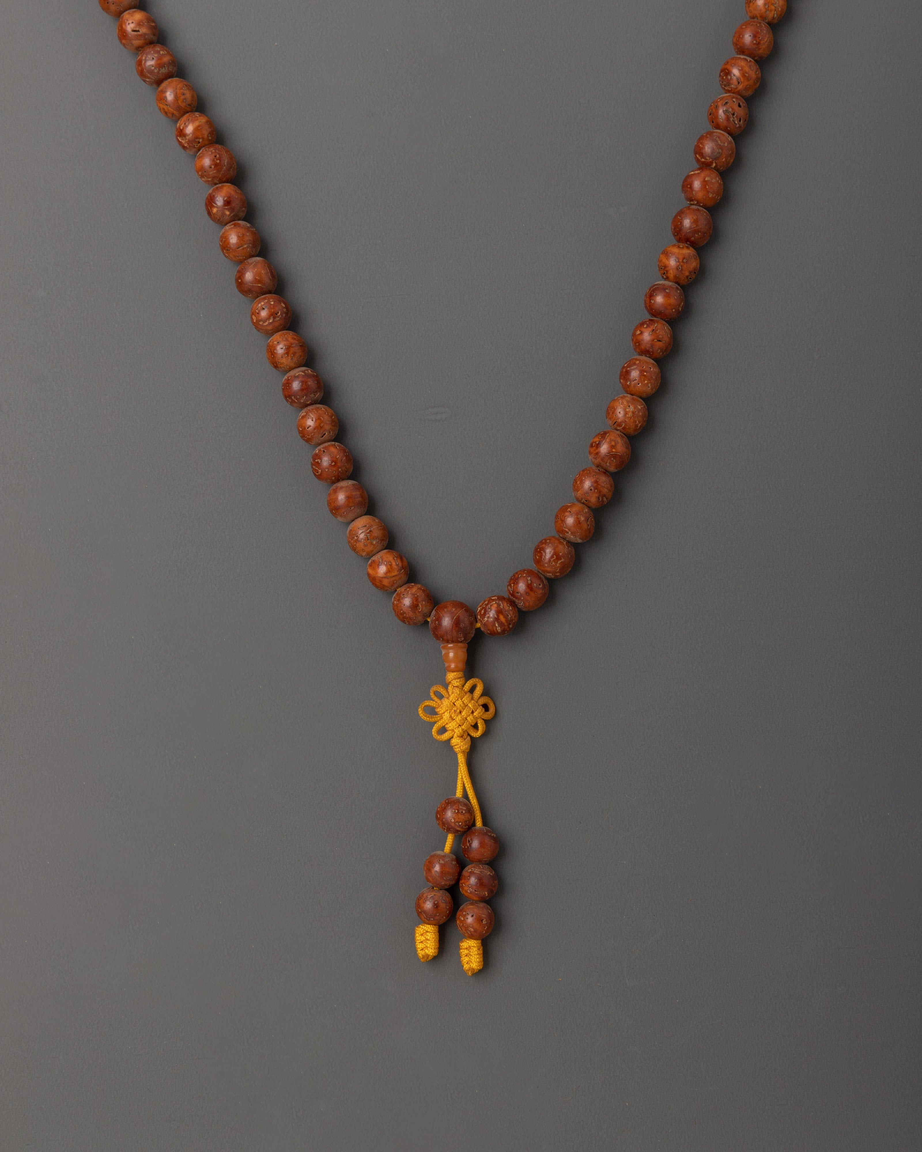 Himalayan Buddhist Meditation Mala | Bodhi Seed Prayer Beads