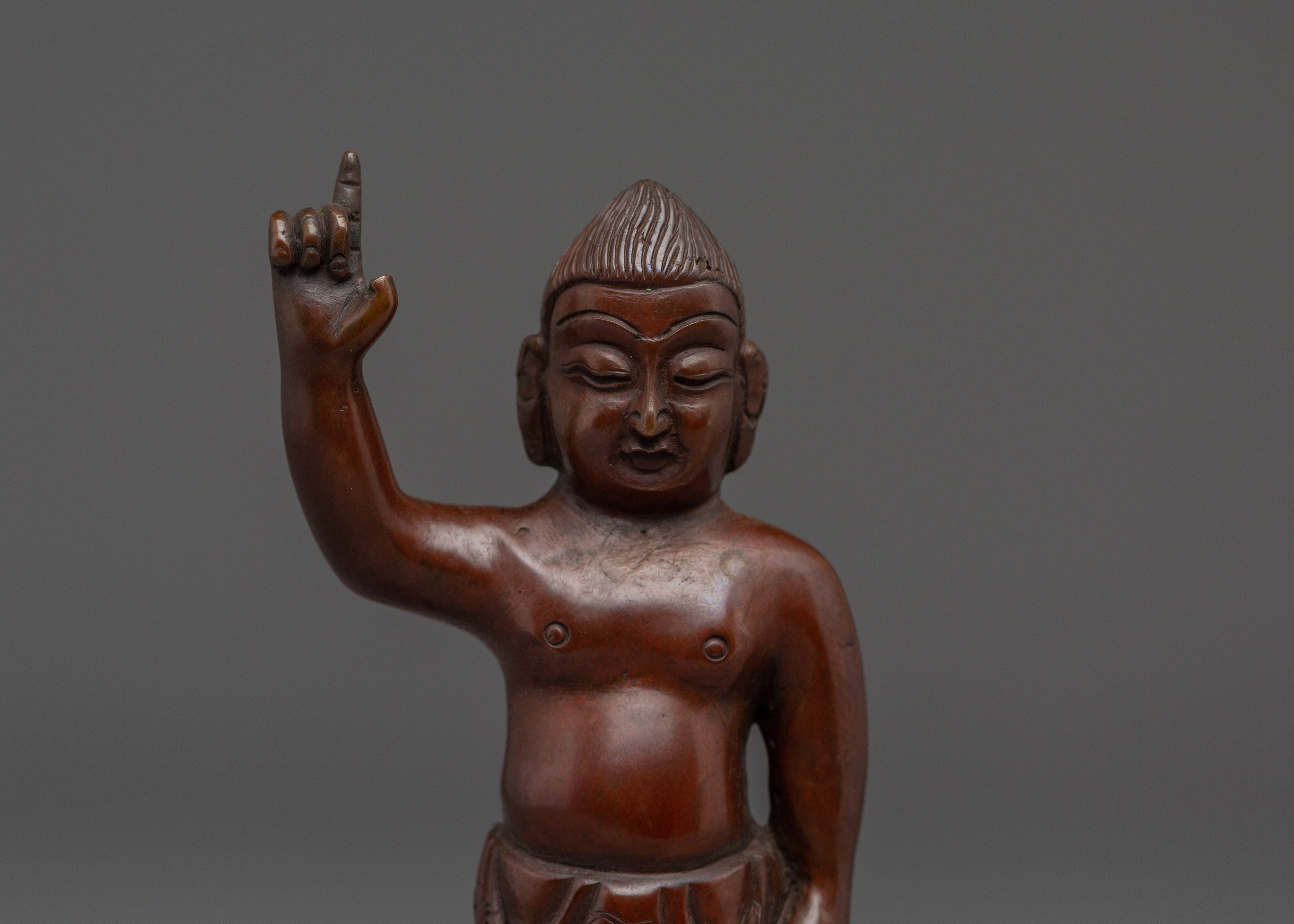 Elegant Little Buddha Statue | Handcrafted Buddhist Sculpture for Peace & Serenity