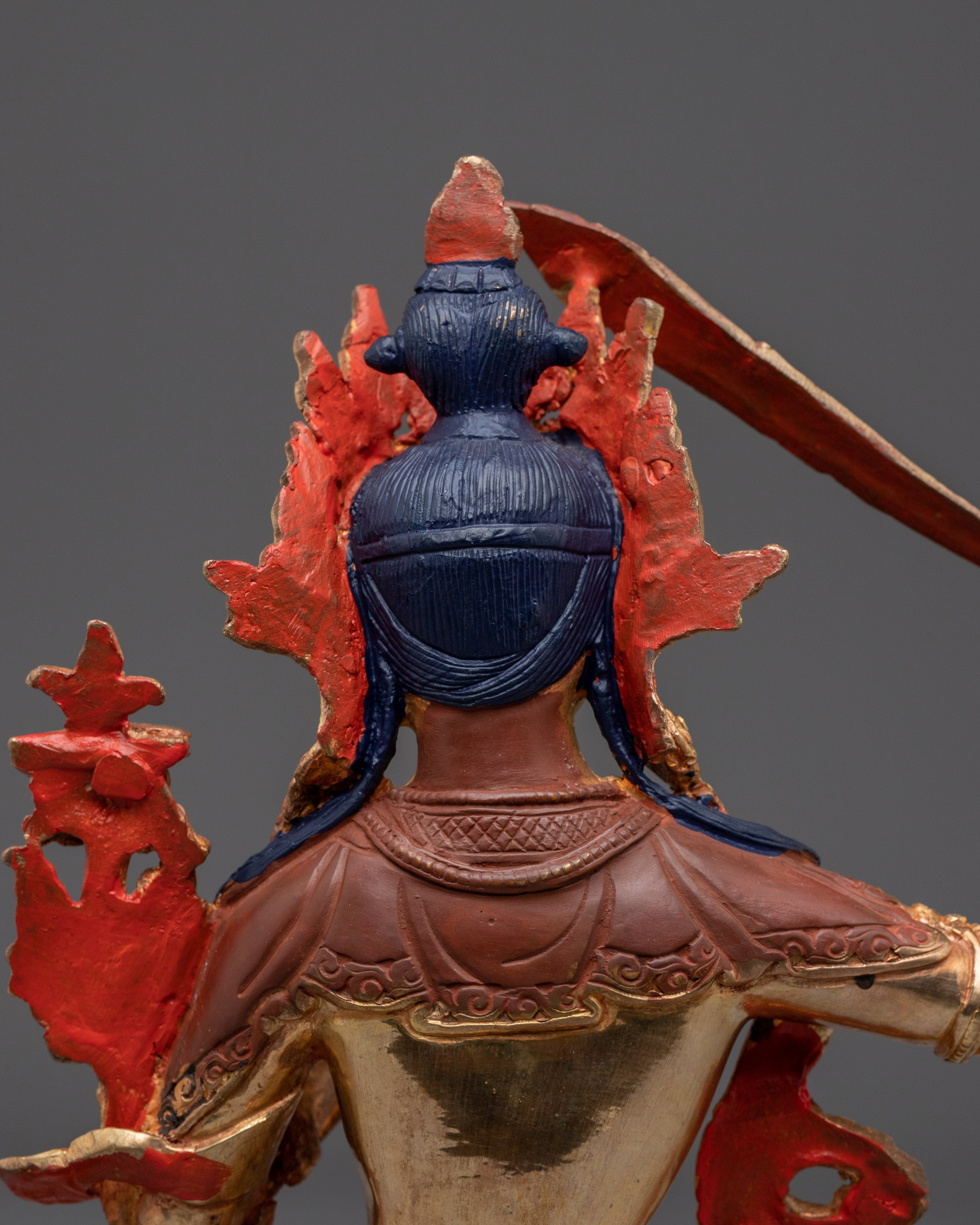 Buddhist Wisdom Icon Manjushri | Handcrafted Nepali Art