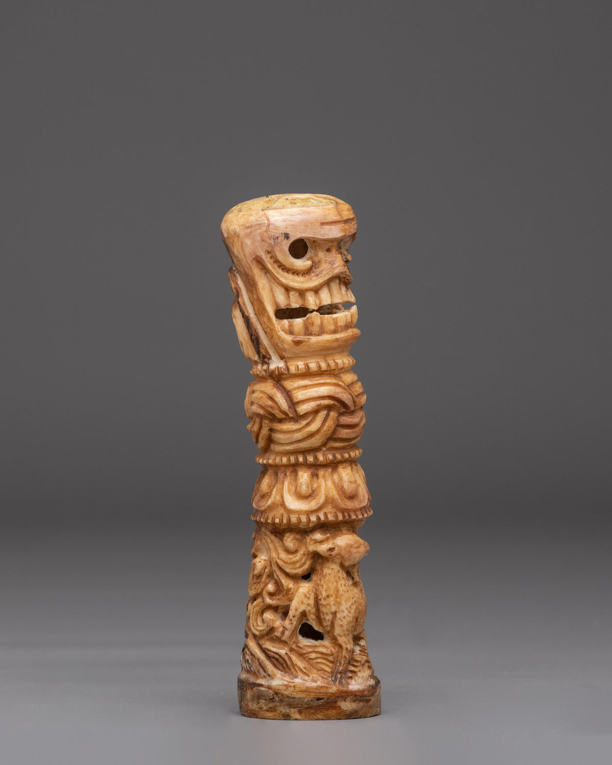 Buddhist Handmade Stamp | Tibetan Ritual Tool for Empowerment and Protection