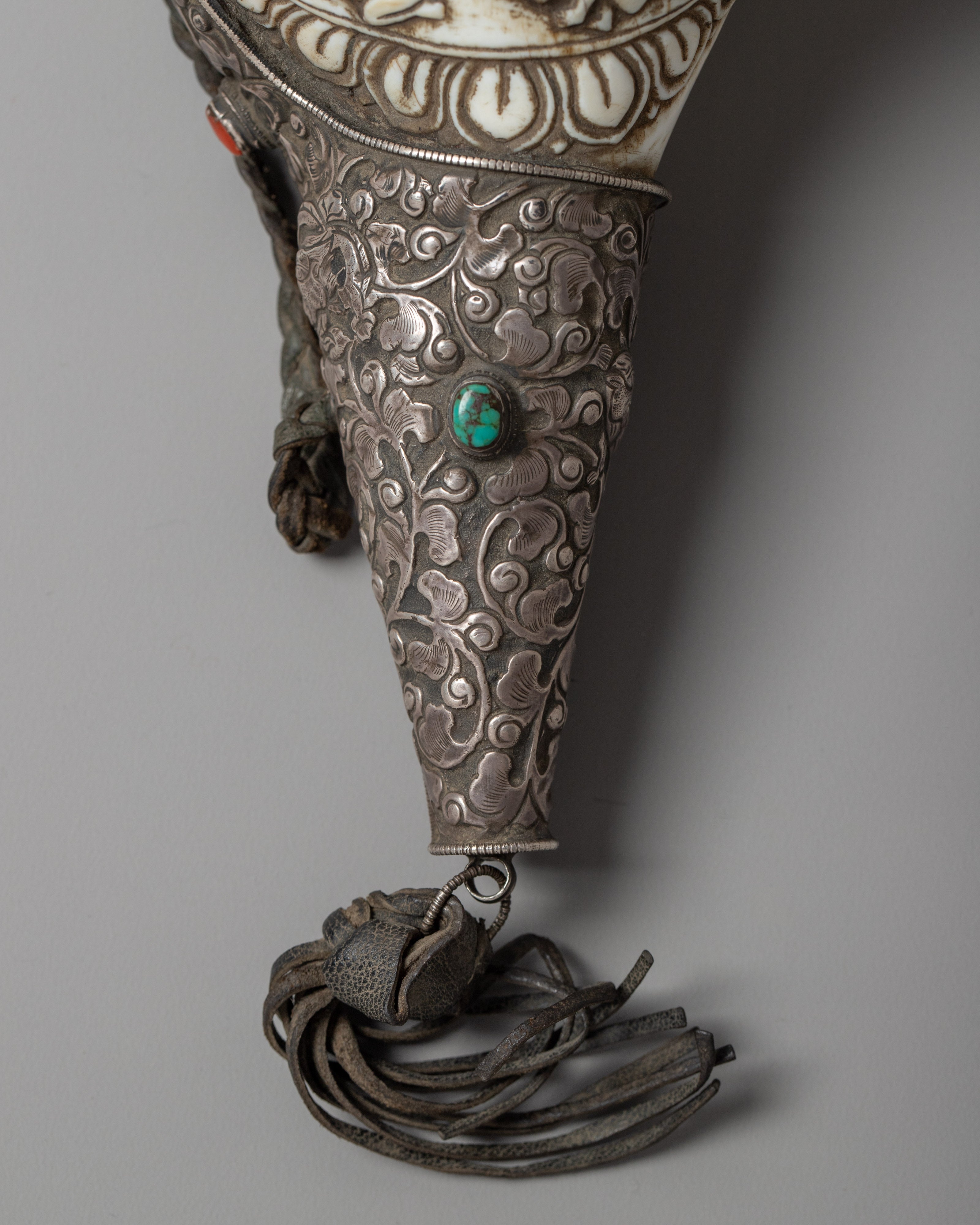 Silver plated Sankha | Symbolizing Spiritual Purity and Divine Connection