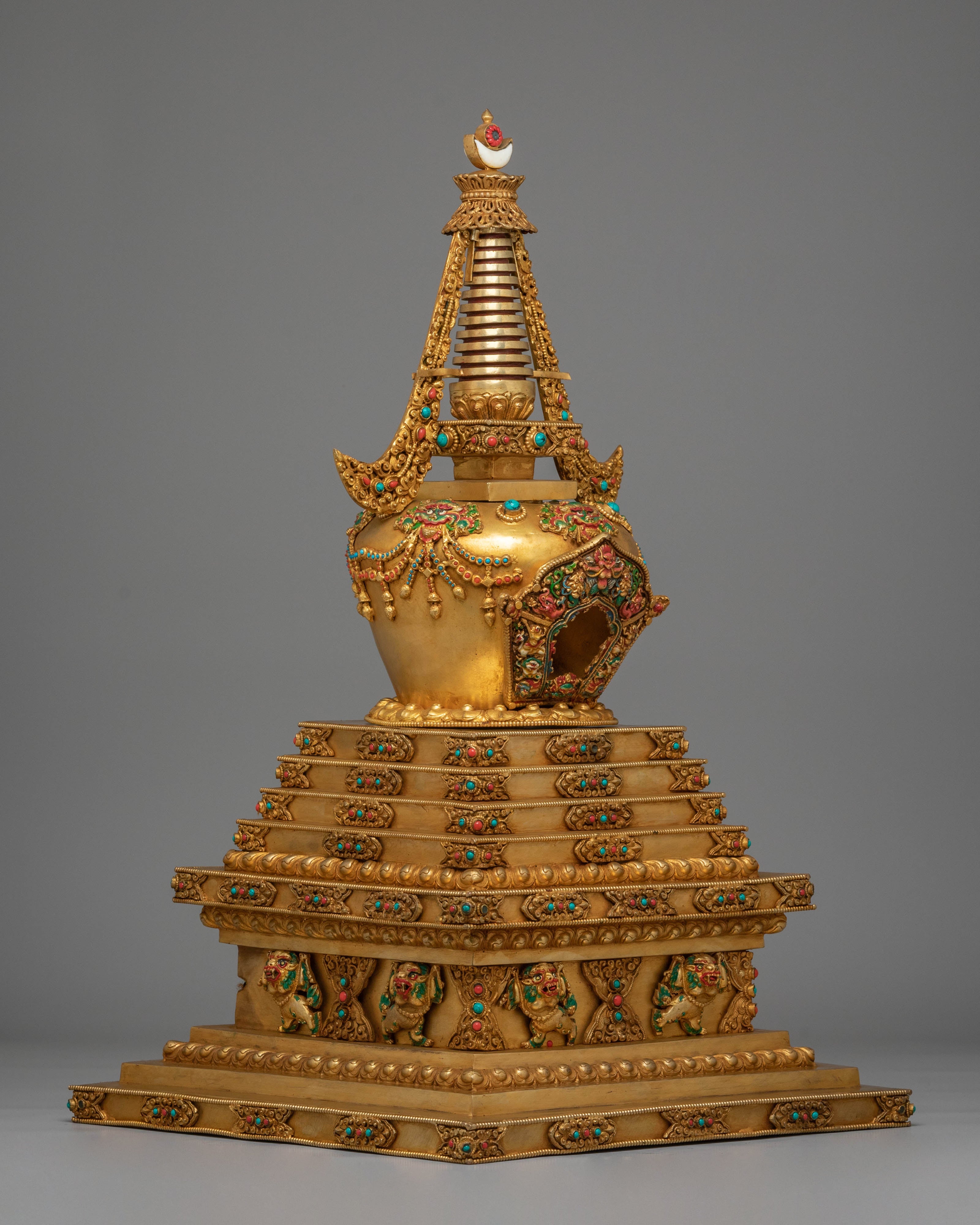 Himalayan Sacred Tibetan Stupa | Spiritual Symbol of Enlightenment and Protection