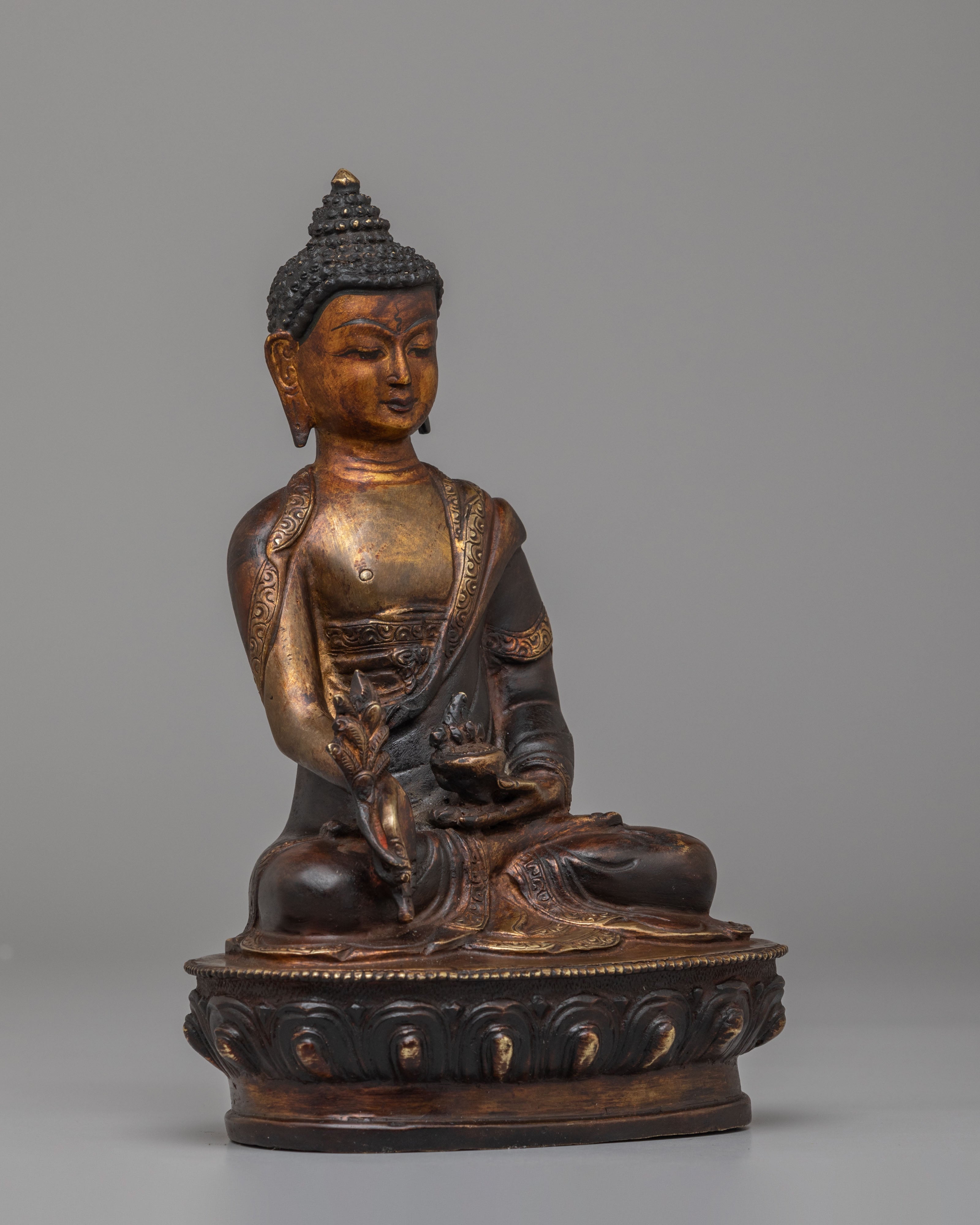 Medicine Buddha Statue for Altar | Spiritual Healing Decor