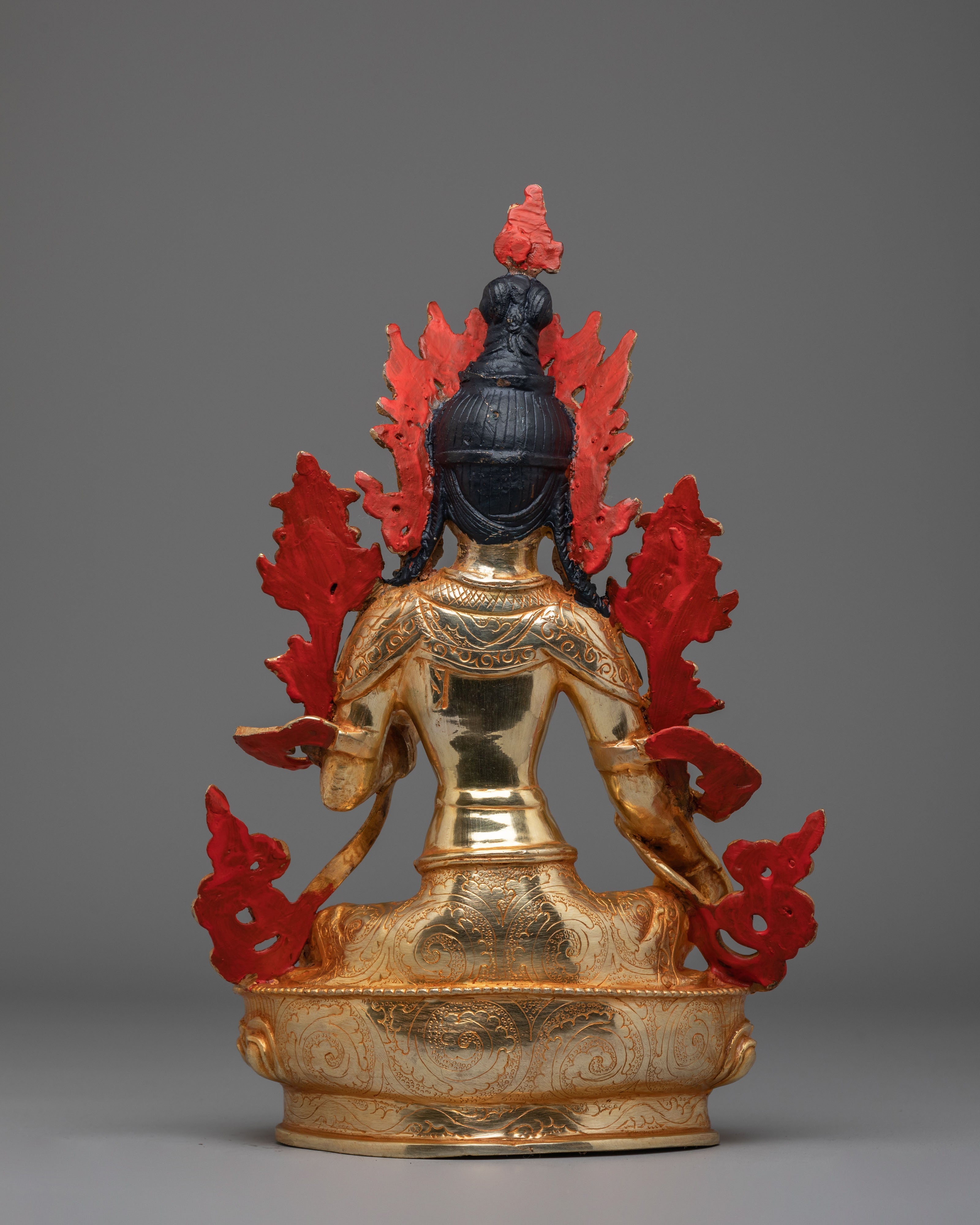 Vajrayana Green Tara Deity Statue | Buddhist Compassion Goddess