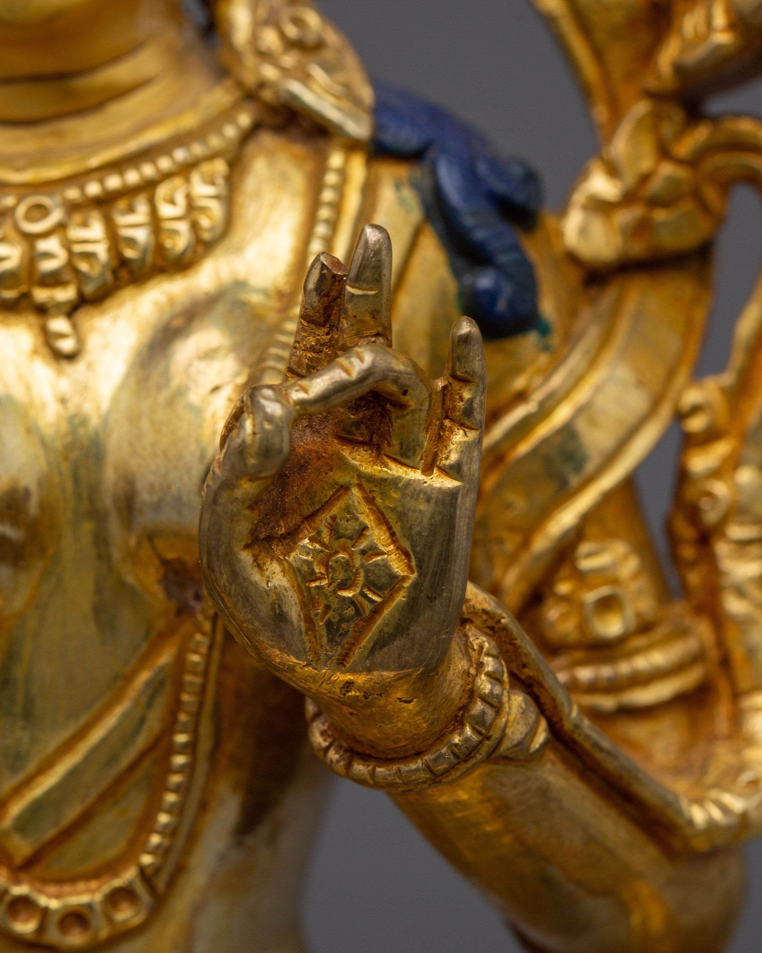 Female Goddess Green Tara Artwork | Spiritual Protection Deity