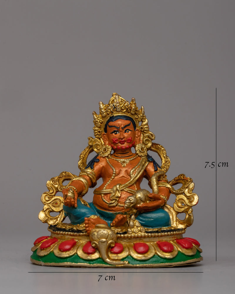 Buddhist Wealth Dzambala Statue | Traditionally Handcarved Figure