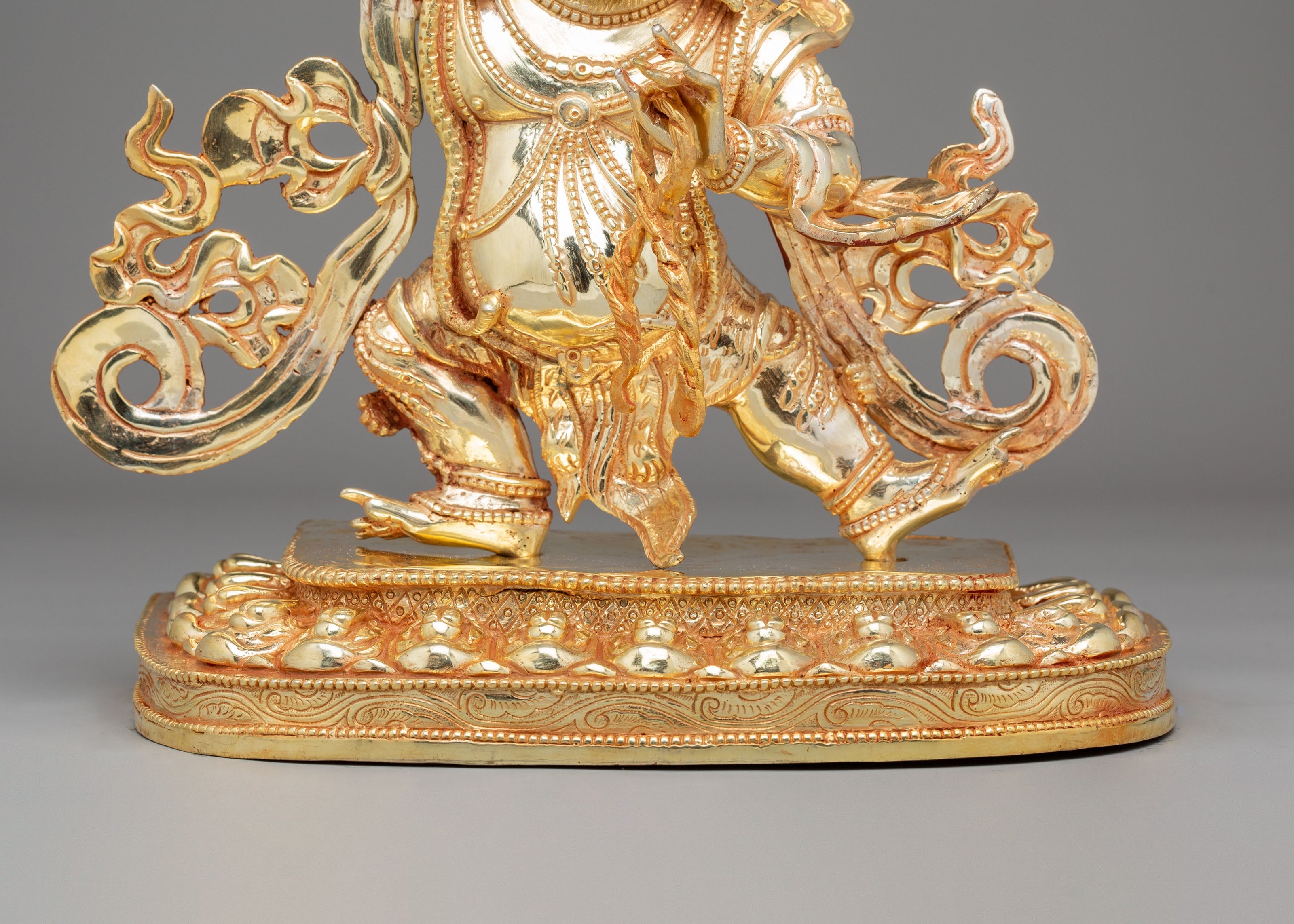 Handcrafted Sacred Vajrapani Statue | Spiritual Protector Art