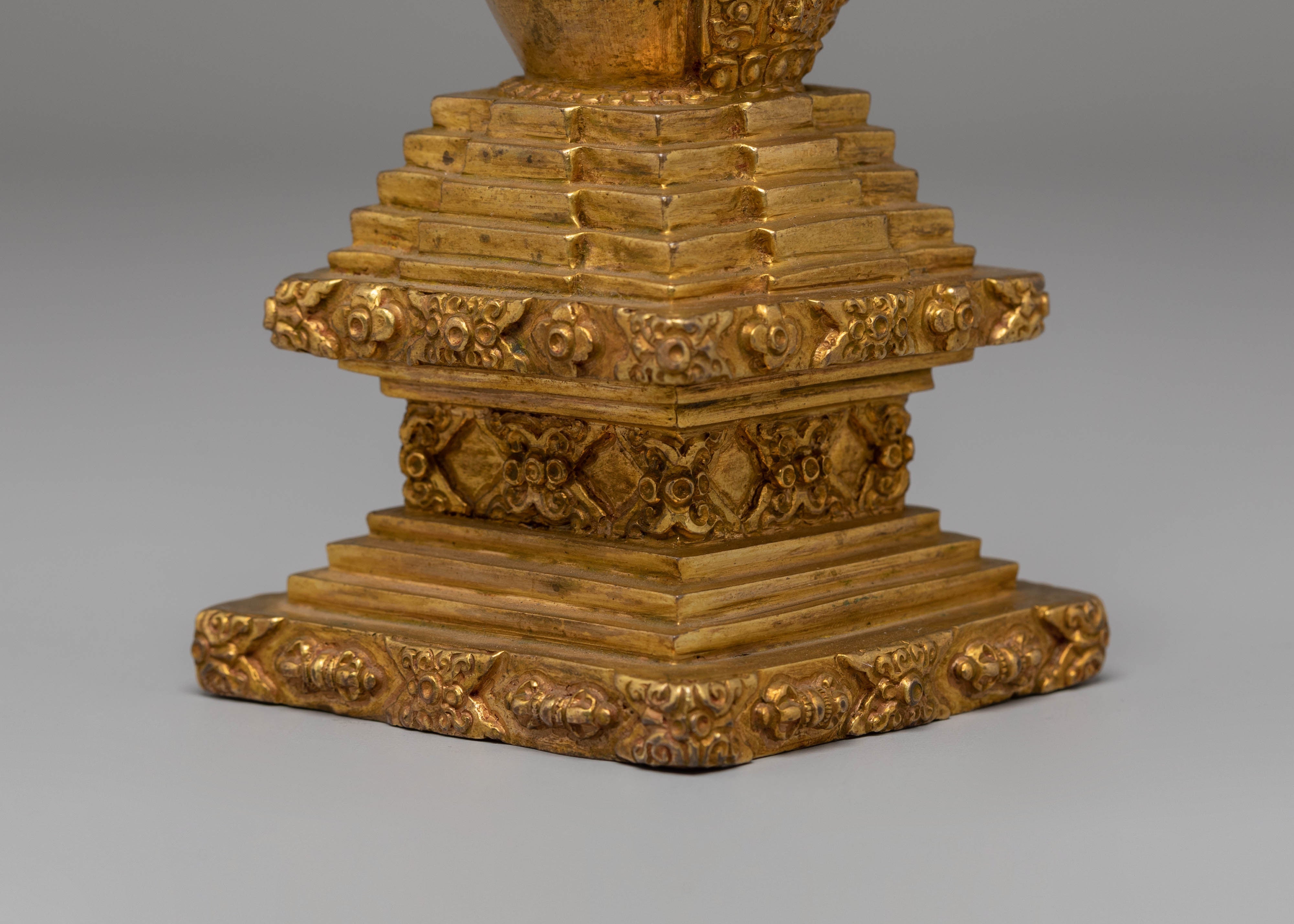 Copper Stupa For Ritual Use | Sacred Symbol of Enlightenment