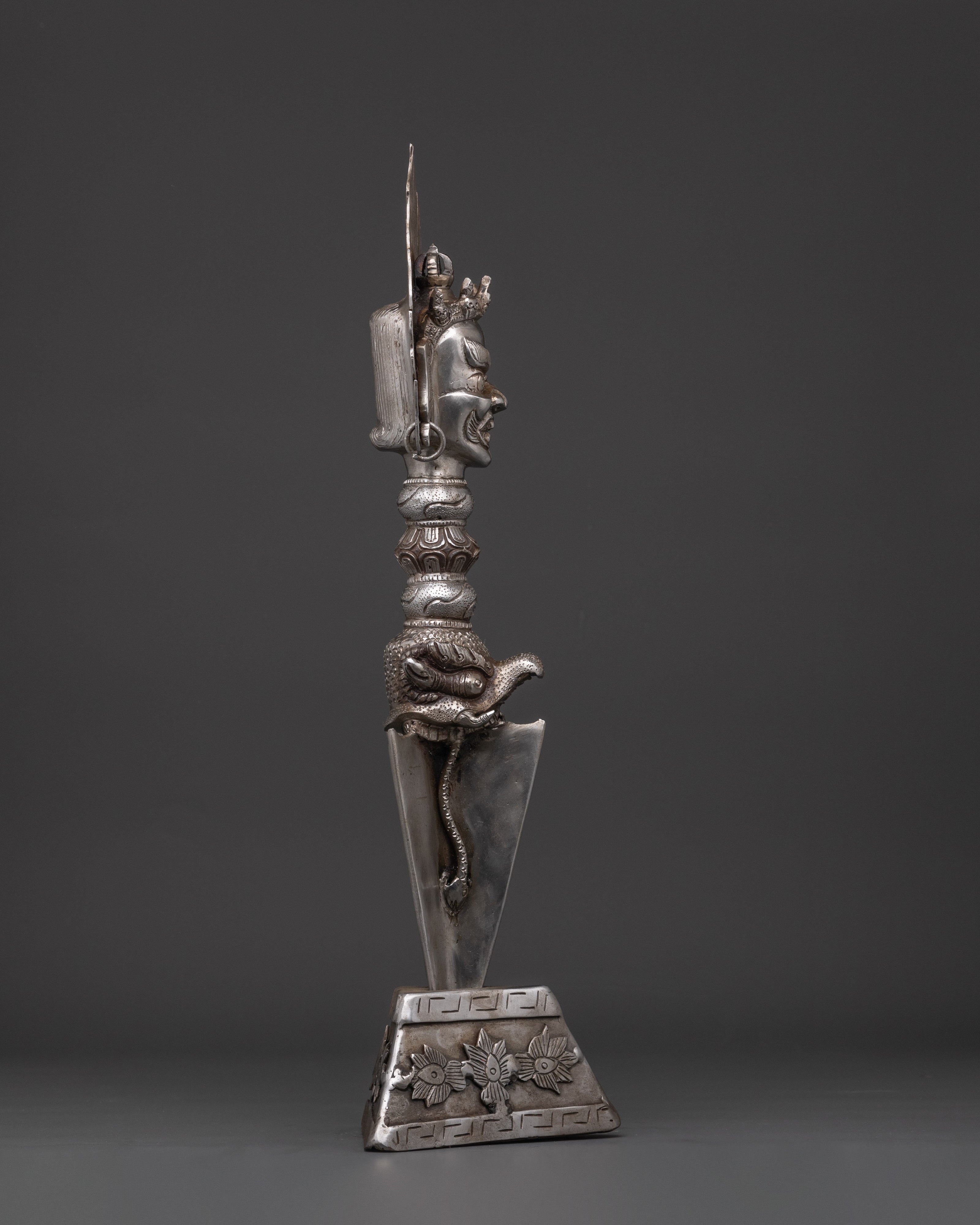 Wrathful Deity Tantric Phurba | Powerful Iron Ritual Dagger