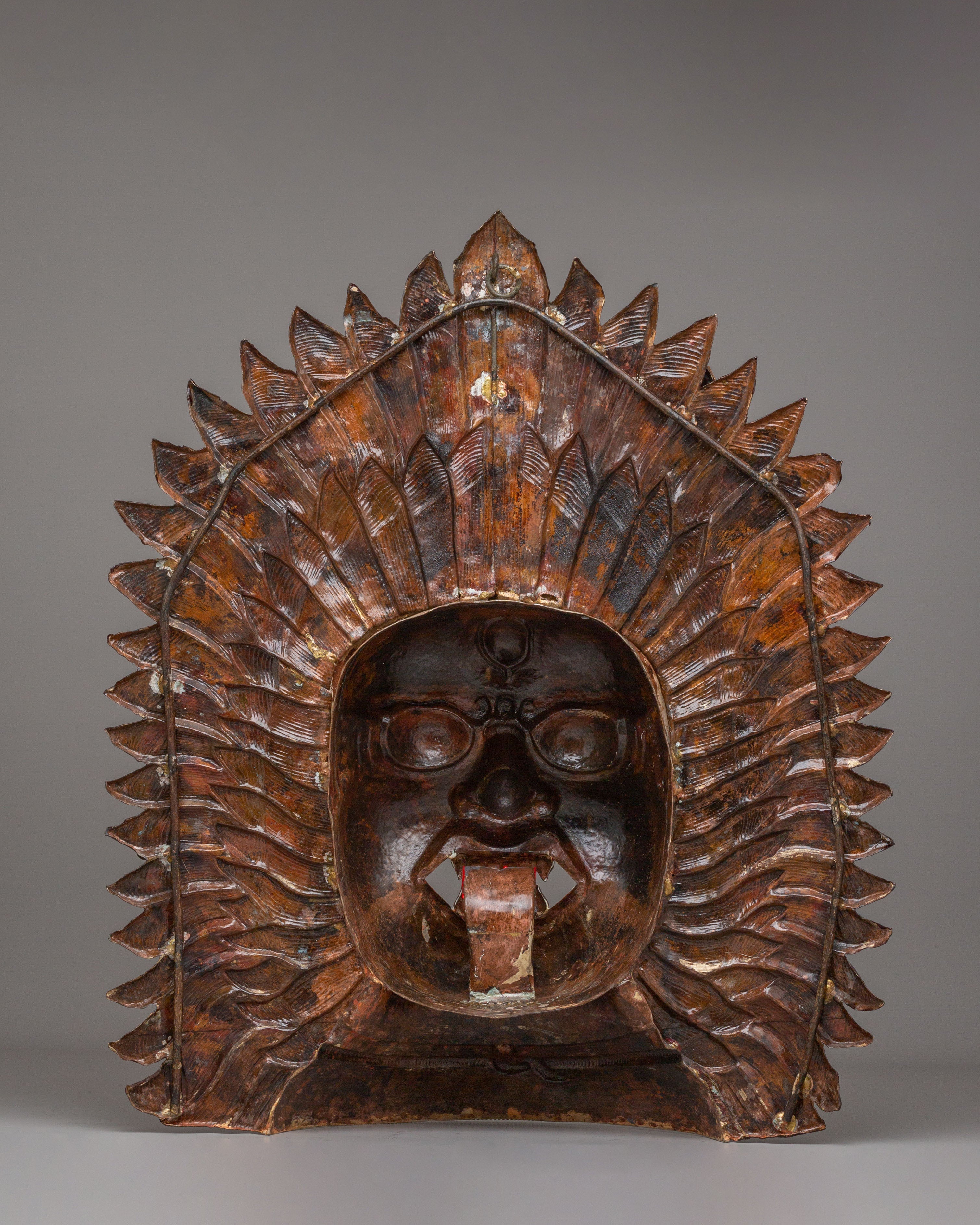 Sacred Mahakala Wall Hanging | Tibetan Wrathful Deity
