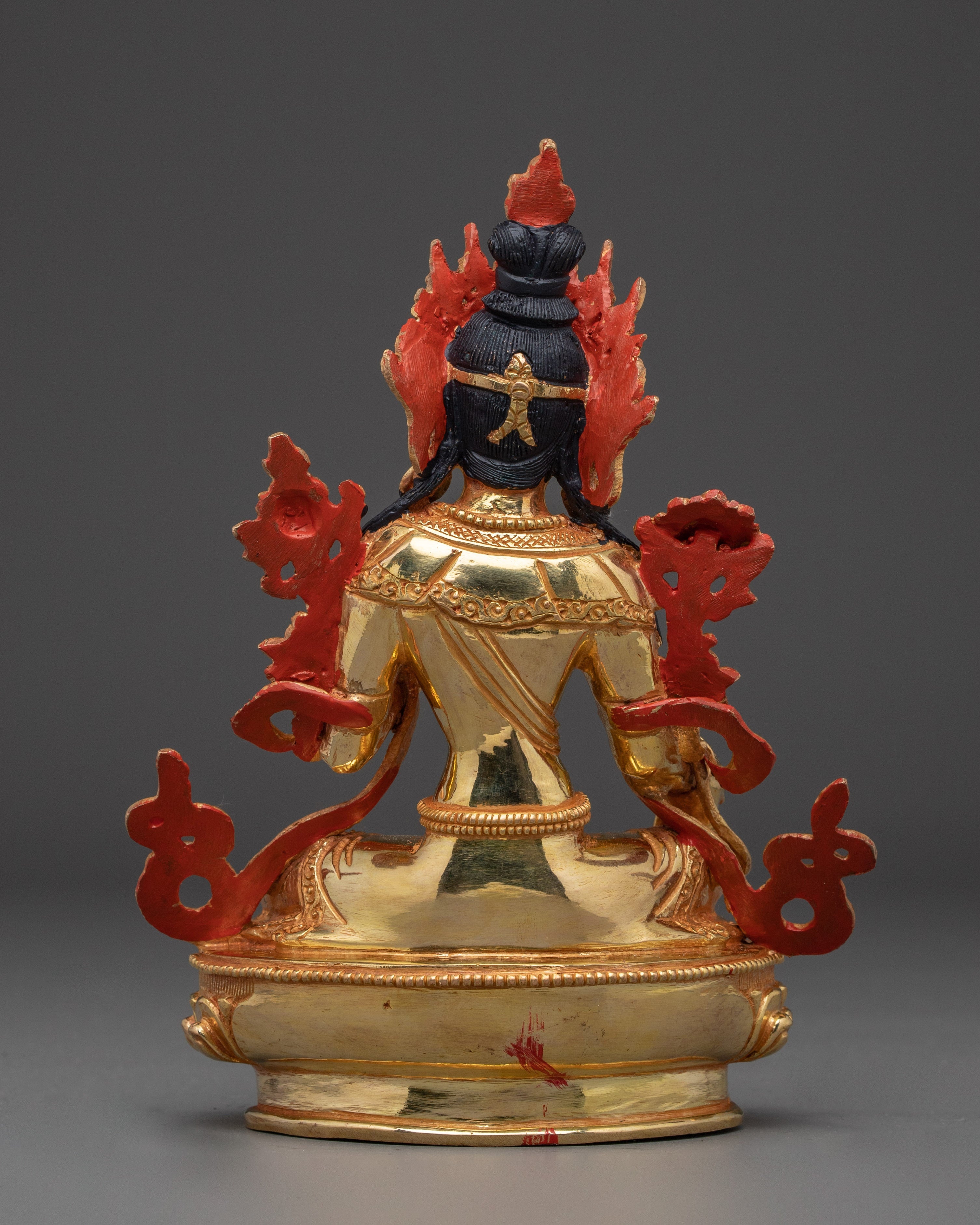 Handmade Enlightened Green Tara Statue | Tibetan Compassionate Deity