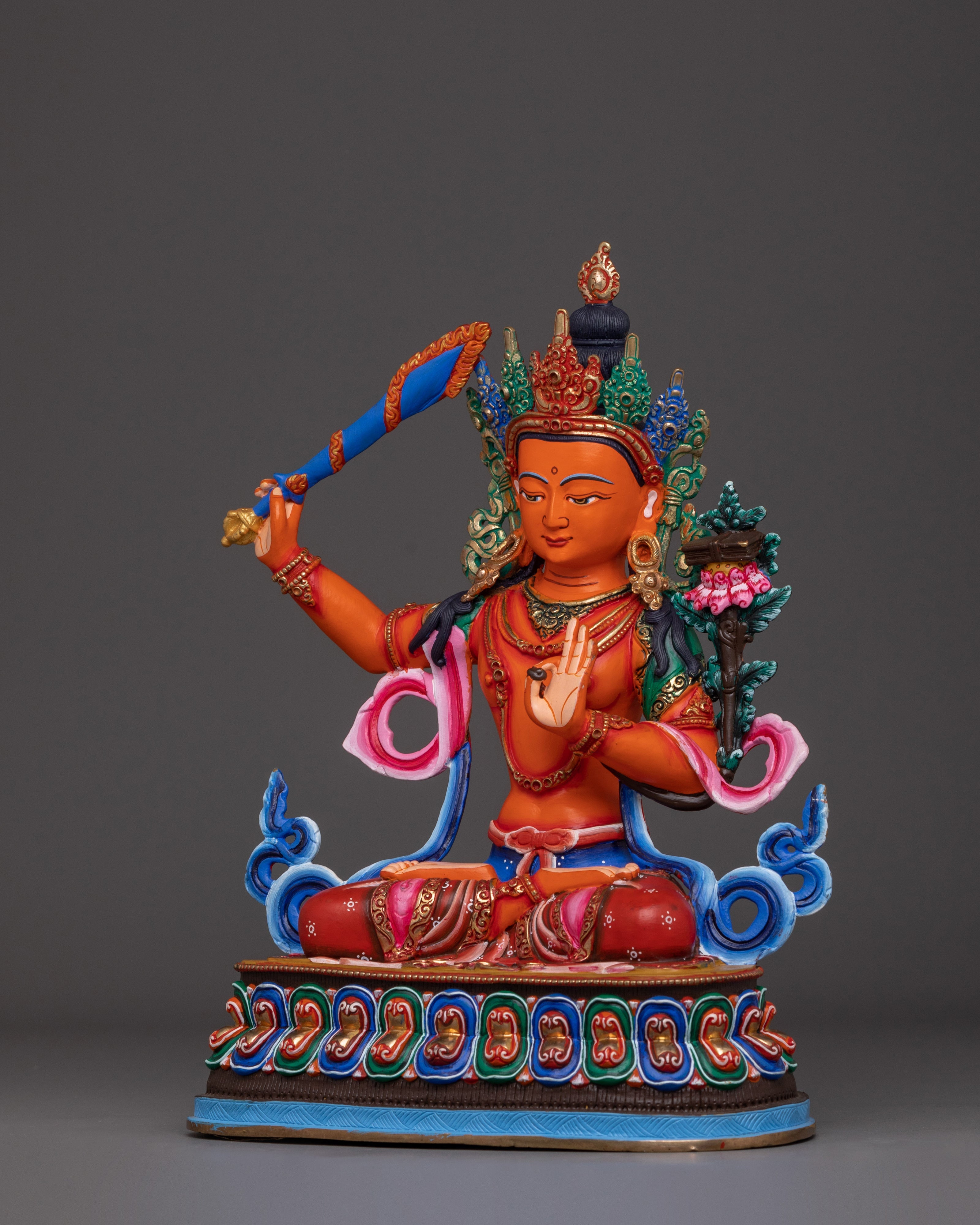 Illuminator of Wisdom Manjushri Statue | Supreme Wisdom Bodhisattva Manjushri