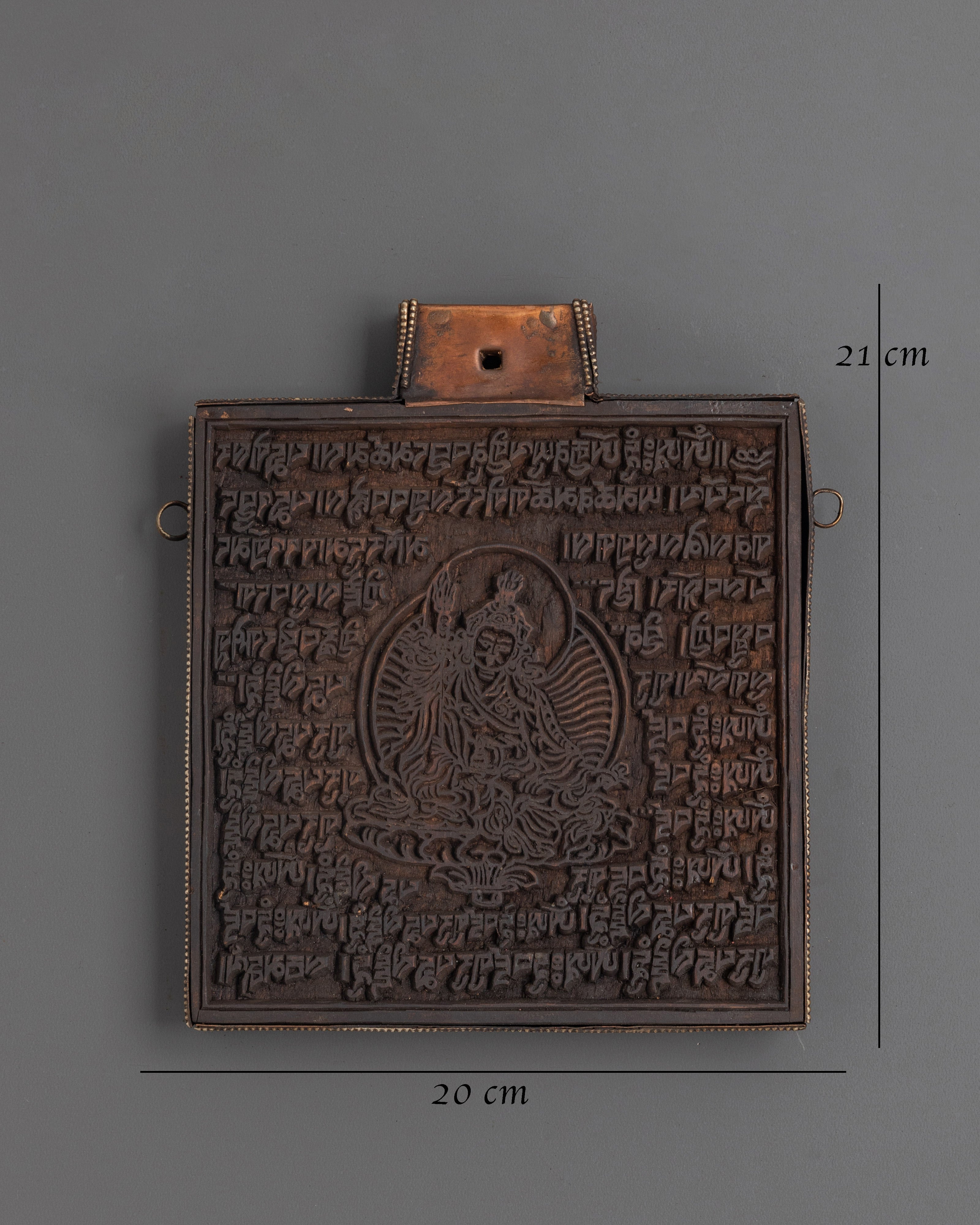 Handcrafted Copper Ceremonial Stamp | Spiritual Decorative Art