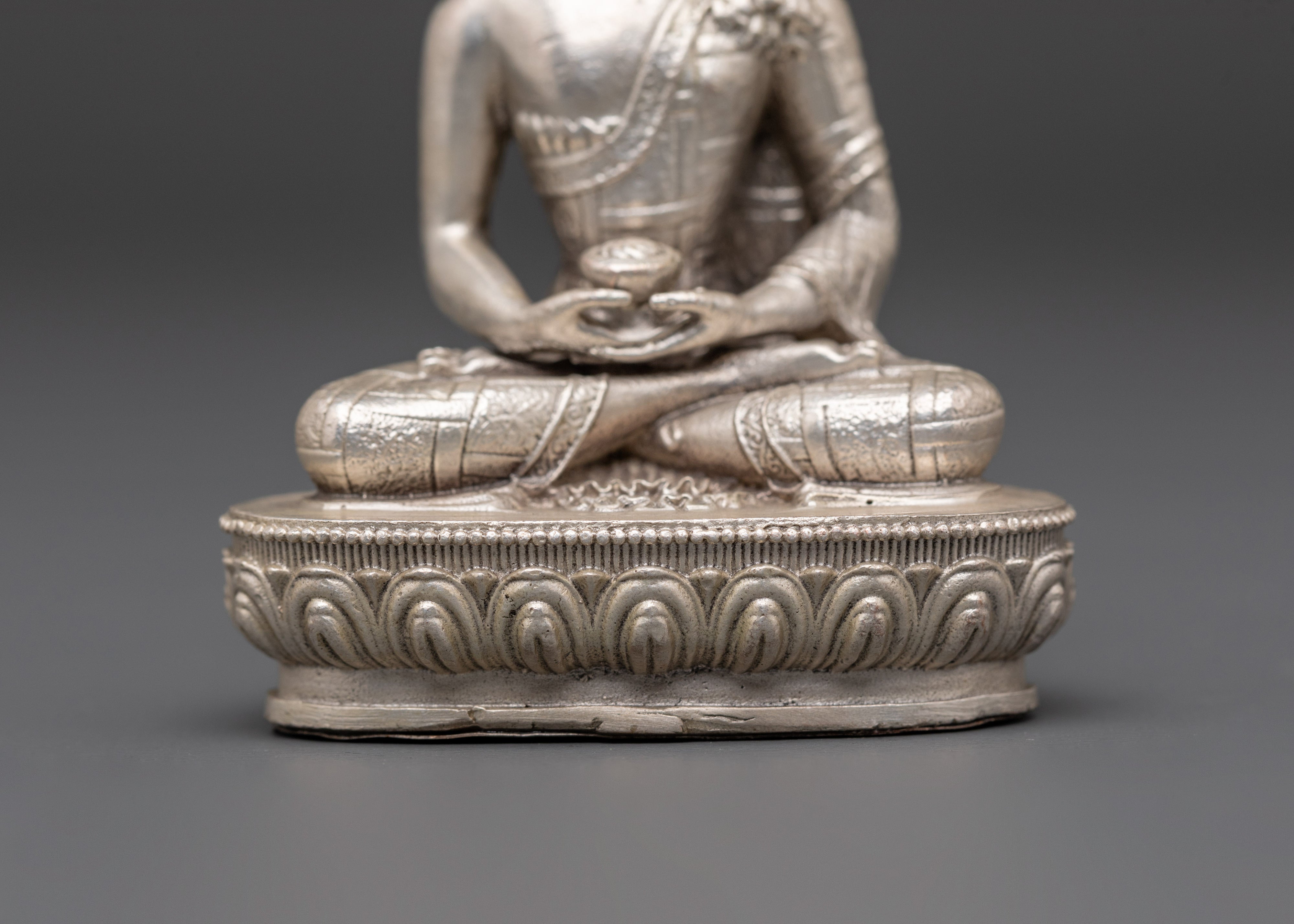 Sacred Buddhist Amitabha Sculpture | Meditation Buddha Statue for Spiritual Peace