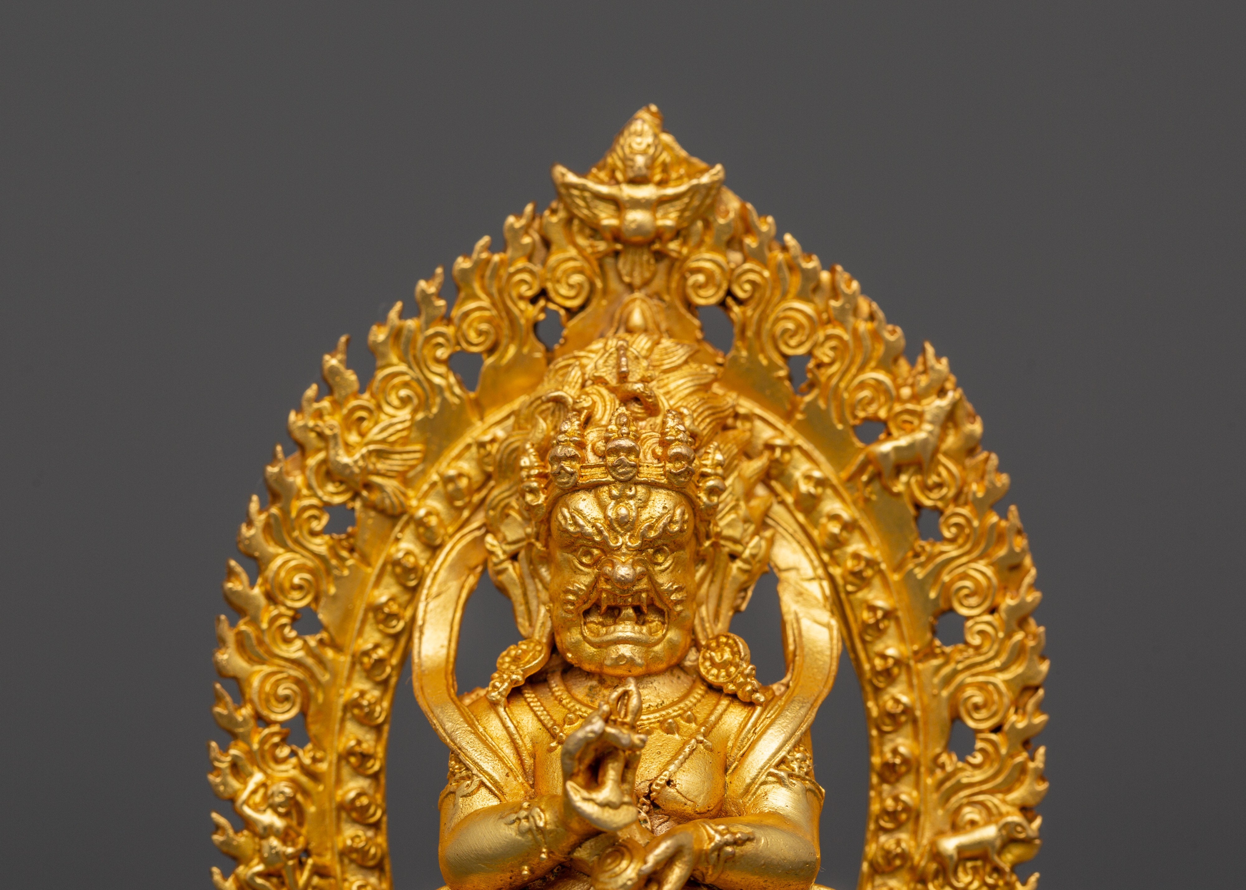 Sakya Tradition Dharma Guardian Shakya Mahakala Statue | Defender of the Dharma