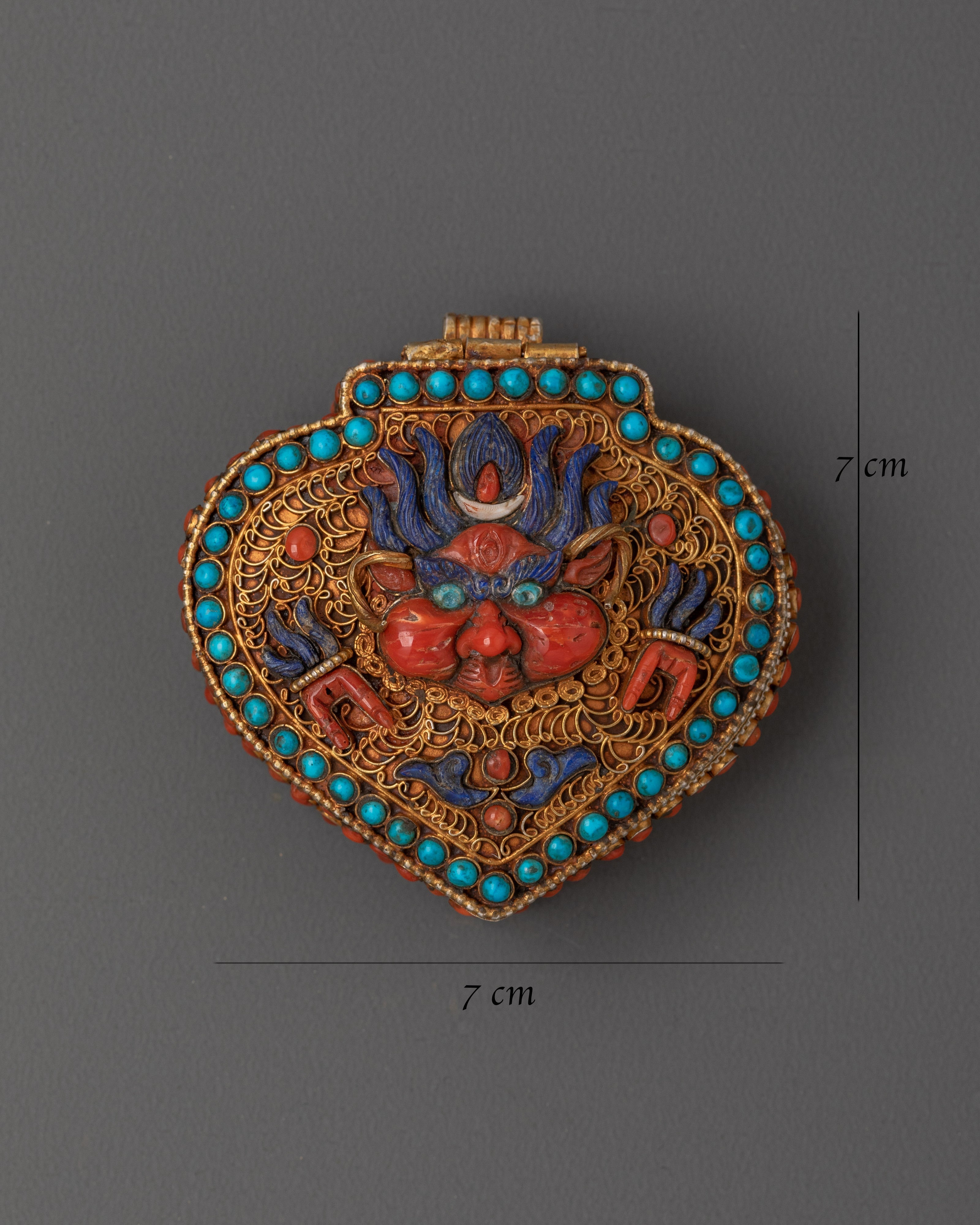 Spiritual Ghau Box Locket | Sacred Buddhist Prayer Box