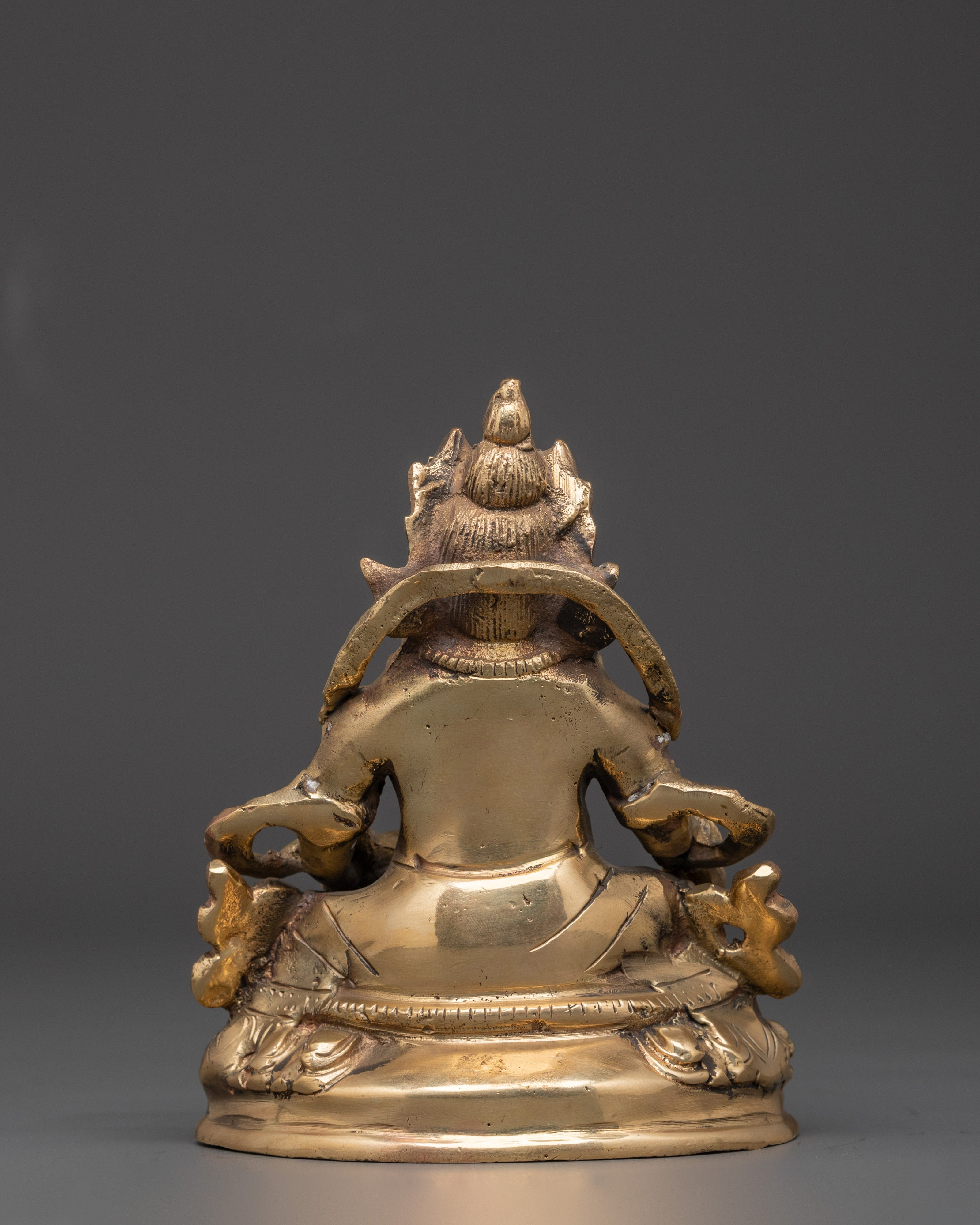 Handcrafted Brass Dzambhala Statue | Wealth Deity of Prosperity and Abundance