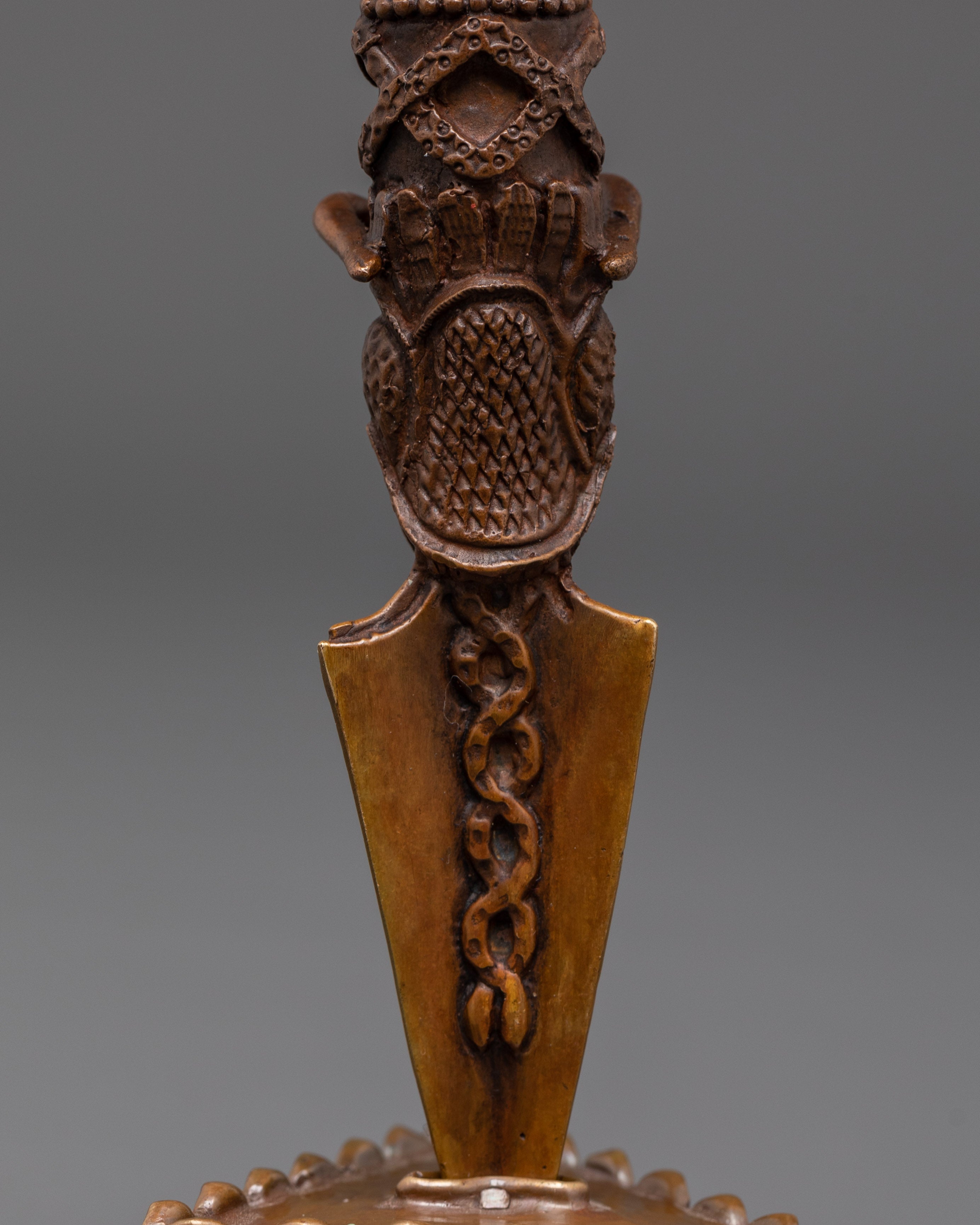 Handcrafted Tibetan Ritual Phurba | Spiritual Protection Dagger