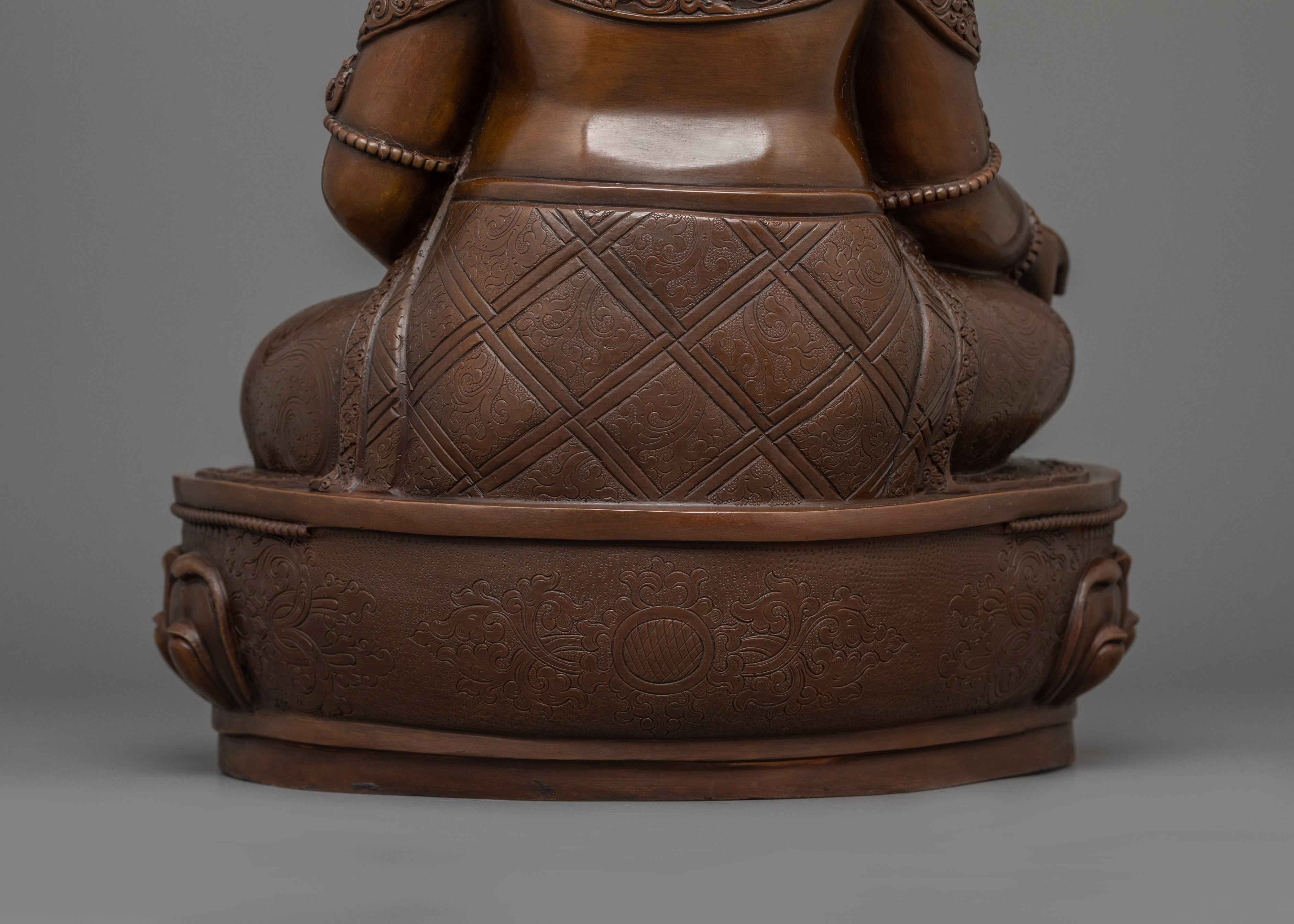 Tibetan Dzambhala Wealth God Statue | Deity for Abundance and Good Fortune