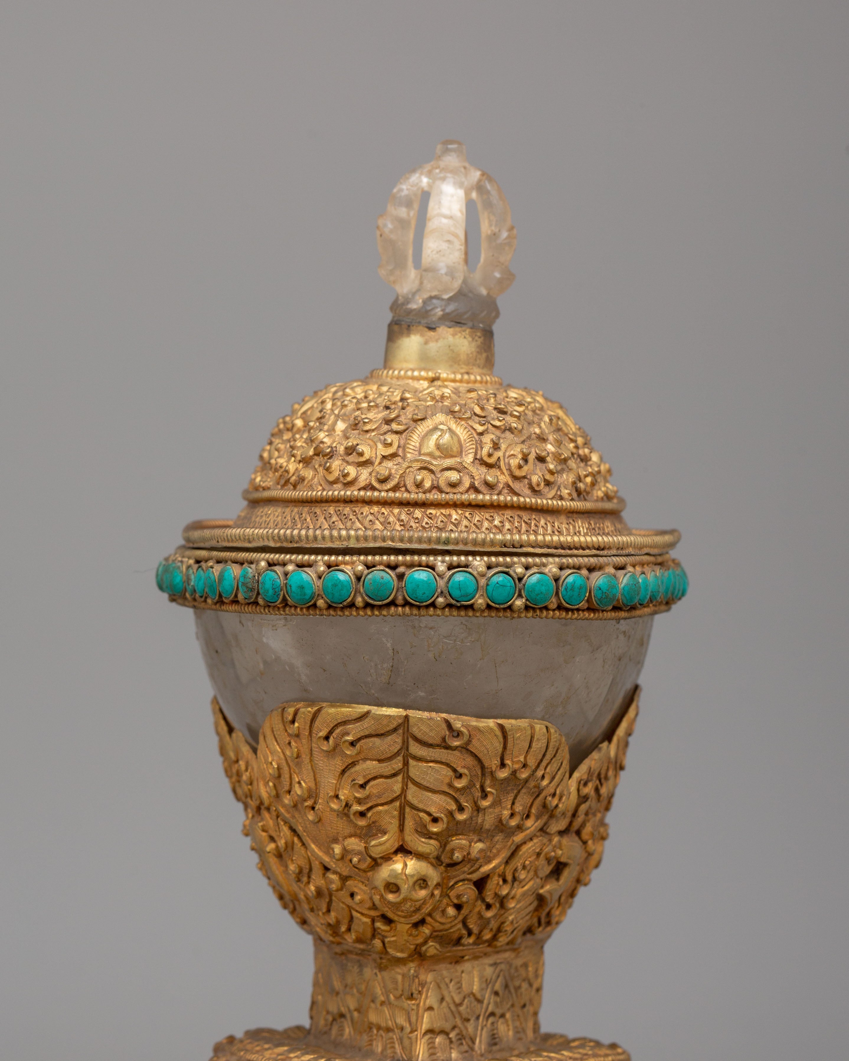 Handcrafted Buddhist Kapala | Sacred Offering Vessel