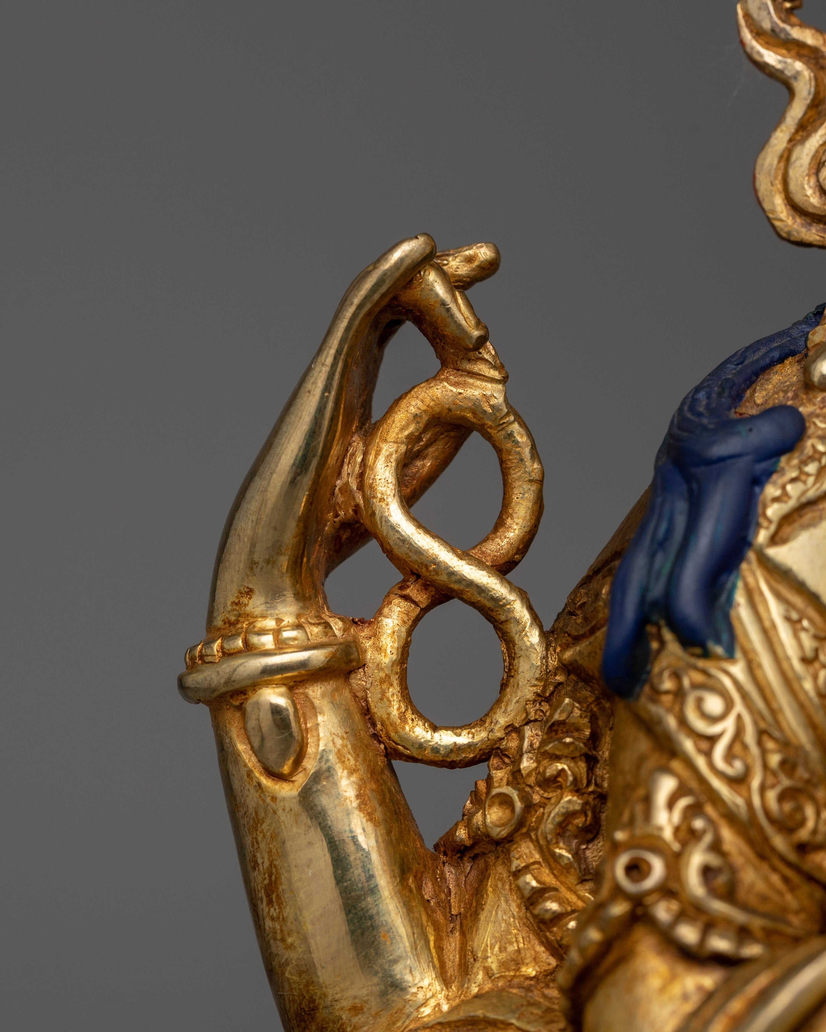 Handmade Himalayan Statue of Chenrezig | Bodhisattva of Compassion