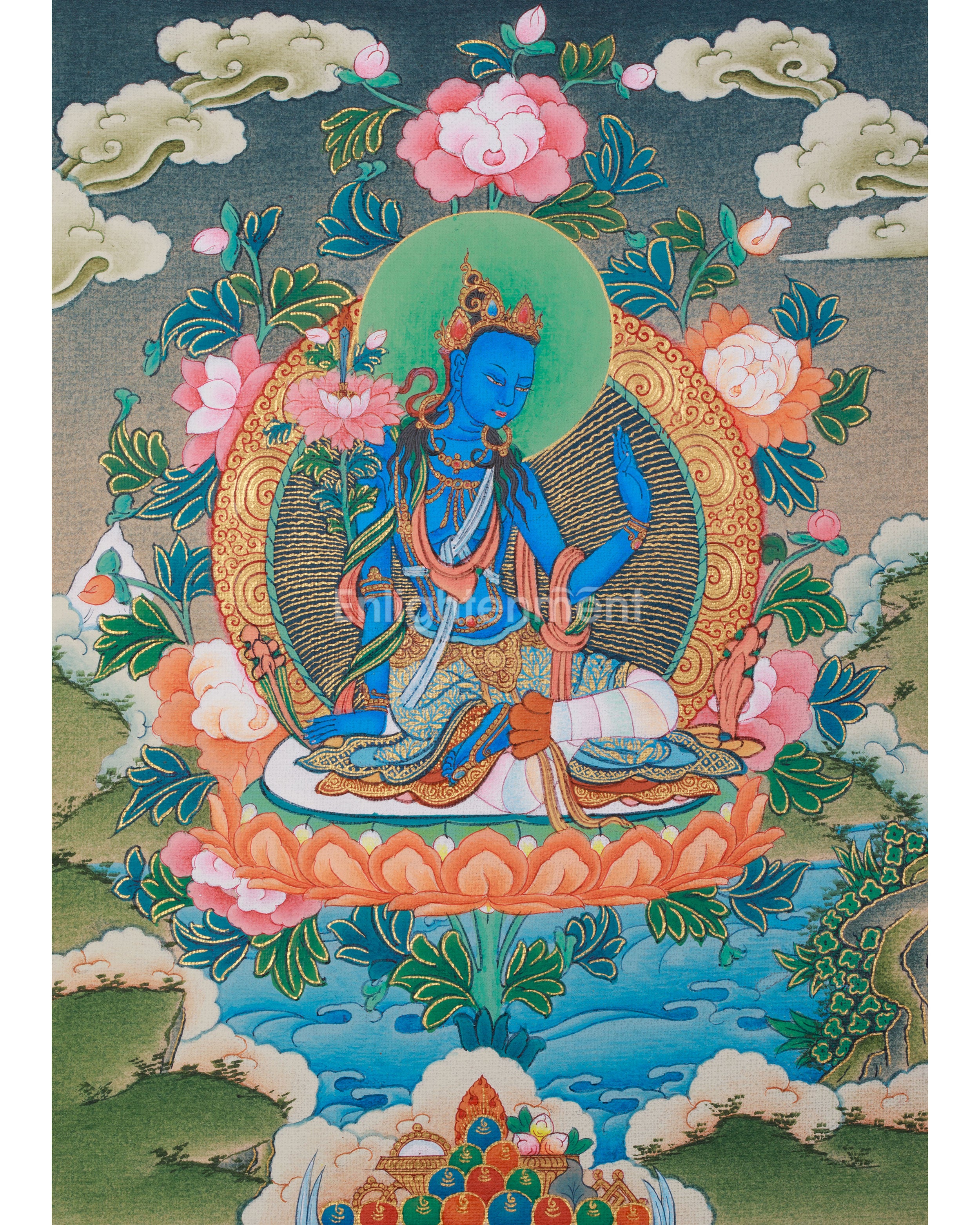 The Eight Bodhisattva Thangka | A Majestic Ensemble of Buddhist Deities