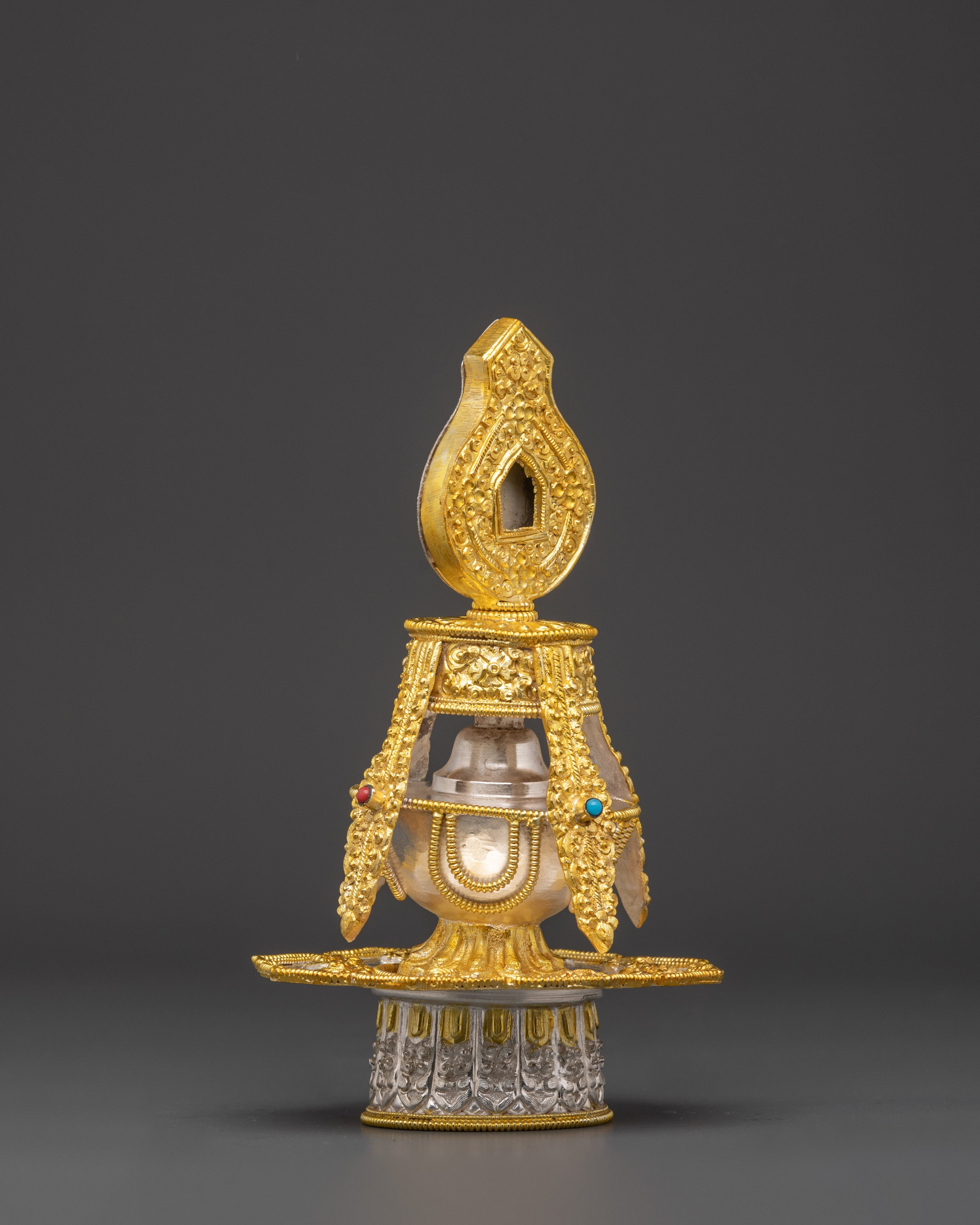 Sacred Tibetan Life Vase for Longevity and Blessings | Handcrafted Buddhist Treasure
