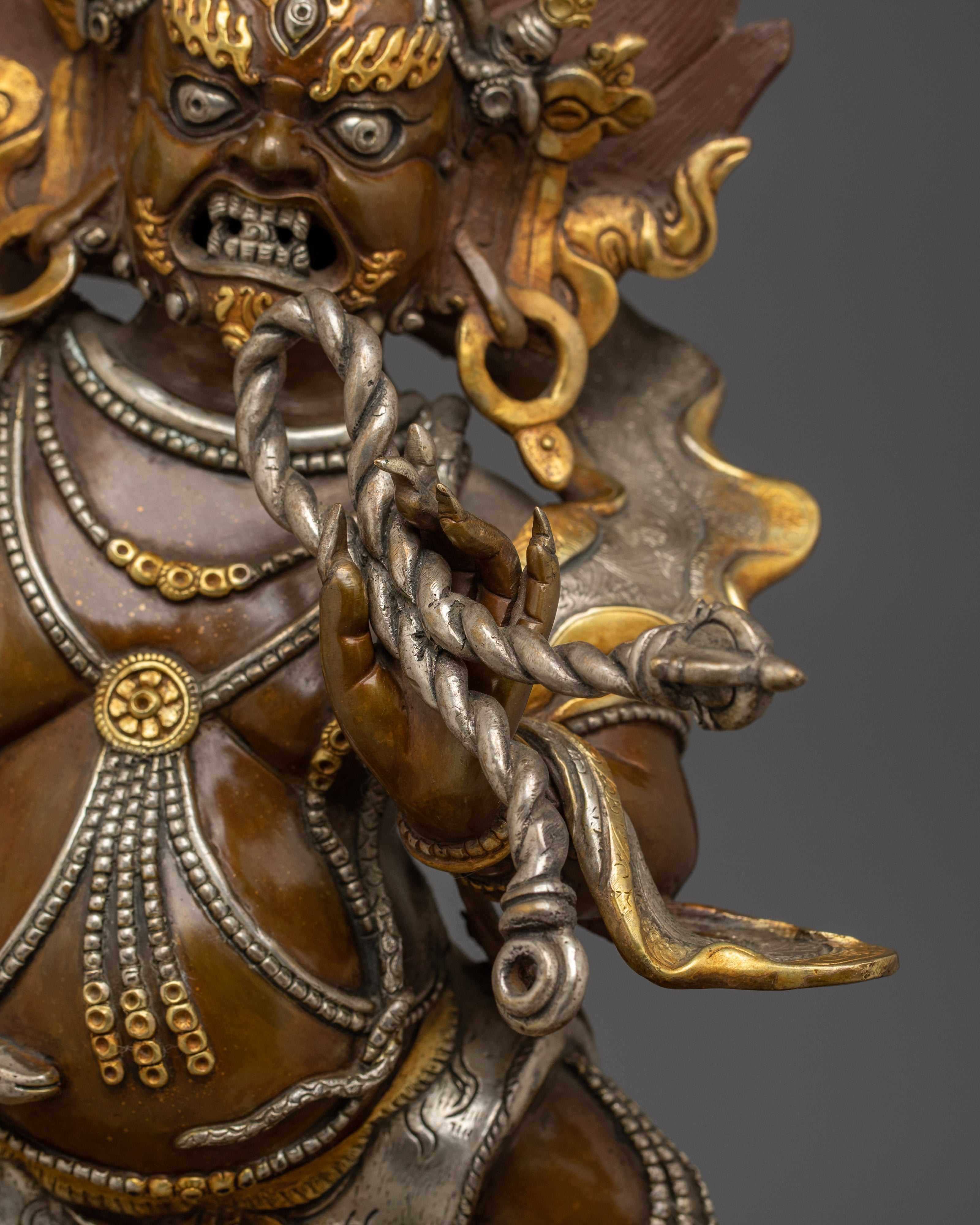 Divine Bodhisattva Vajrapani Statue | Wrathful Chana Dorje Sculpture