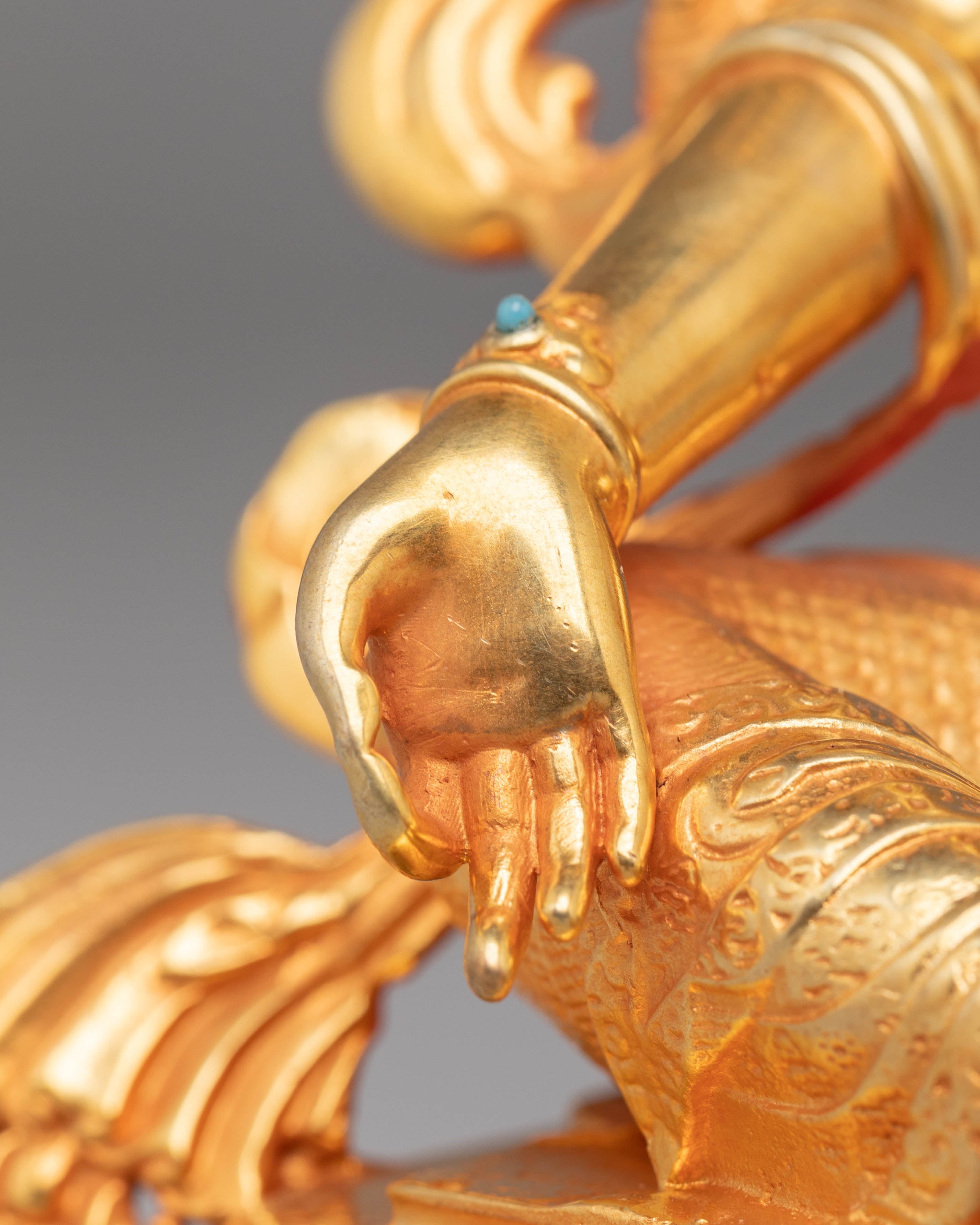 Green Tara Meditation Statue | Tibetan Goddess of Compassion & Protection