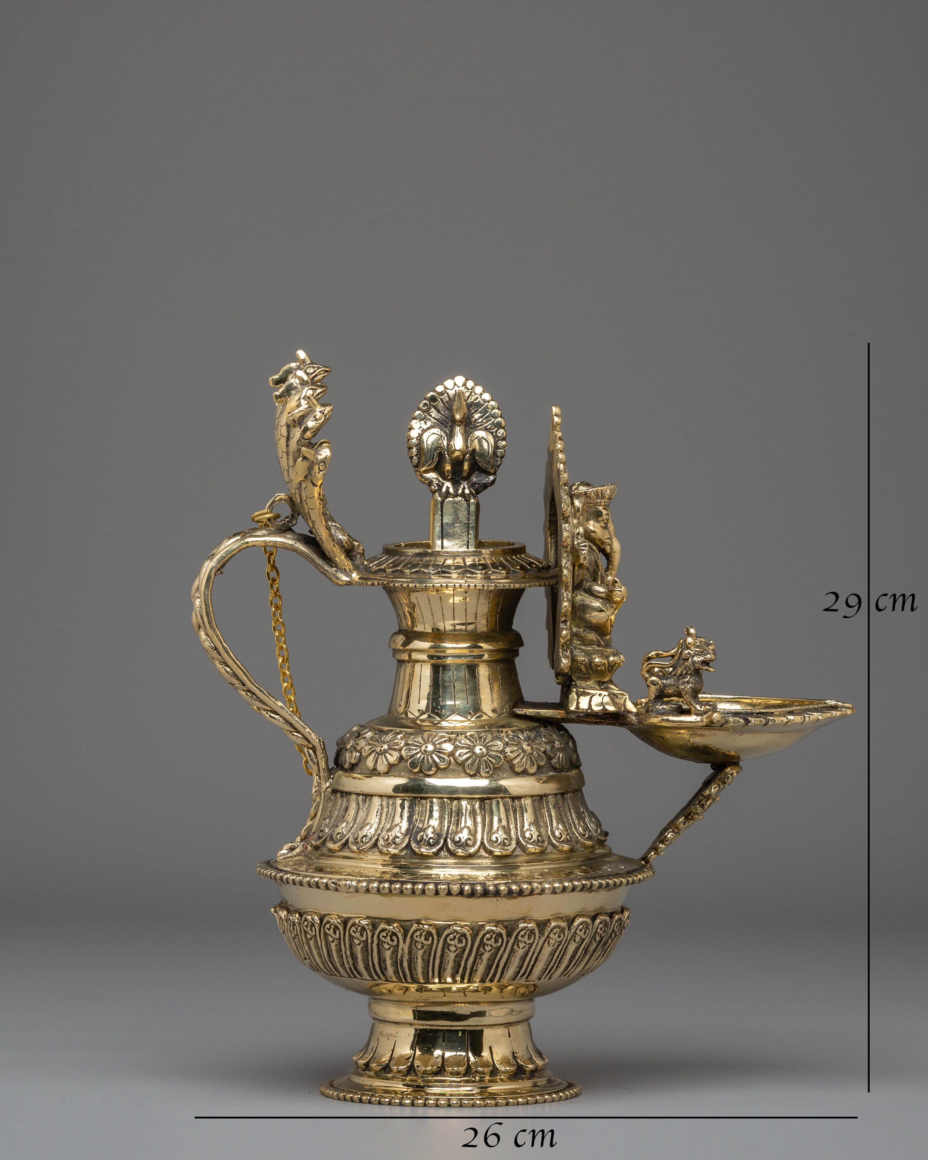 Sukunda Oil Lamp | Handcrafted Brass Ganesh Deepa