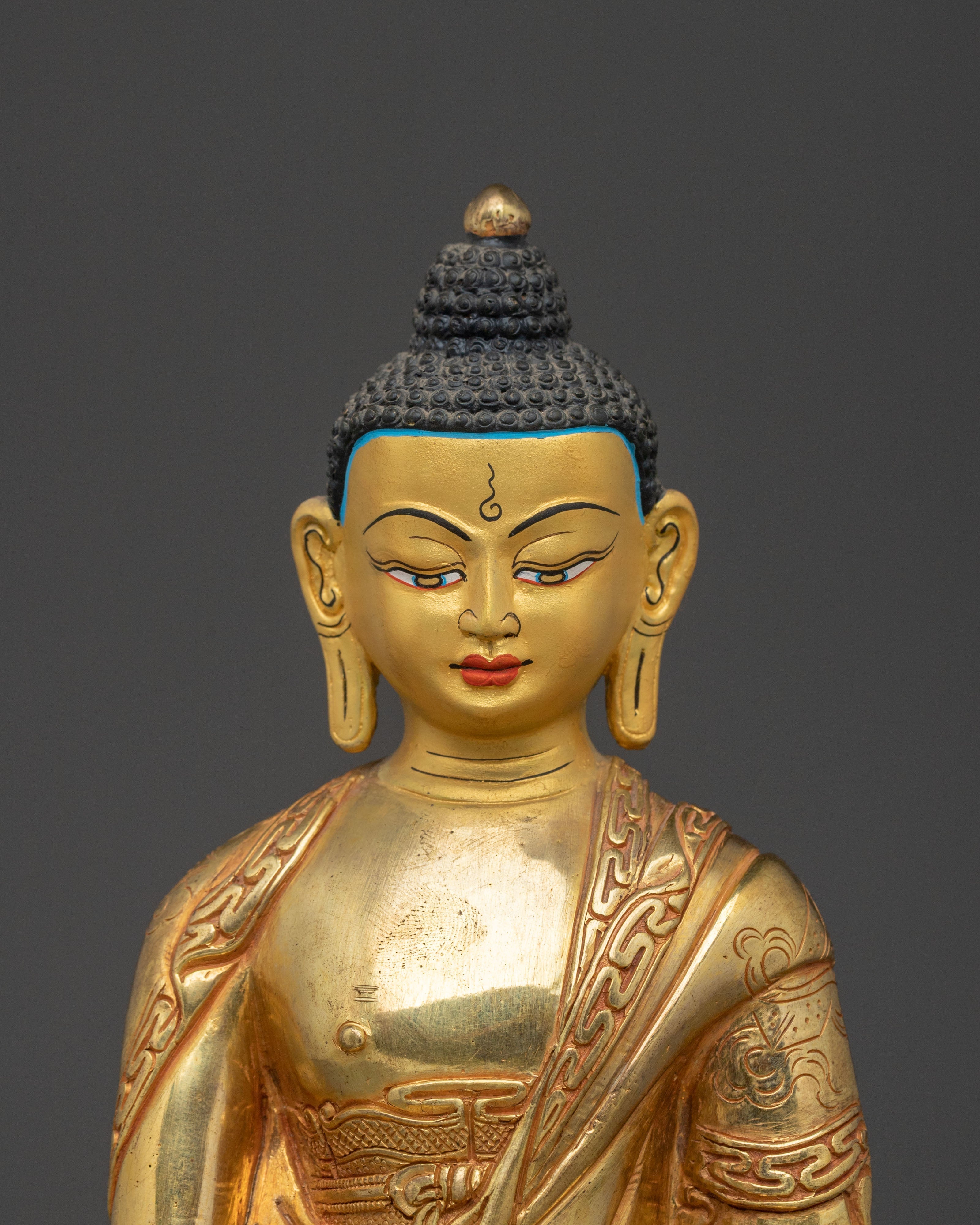 Handcrafted Three Buddha Statue Set | Spiritual Altar Decor