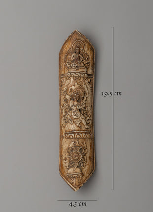 Buffalo Bone Vajrapani Wall Decor | Sacred Symbol of Power & Protection